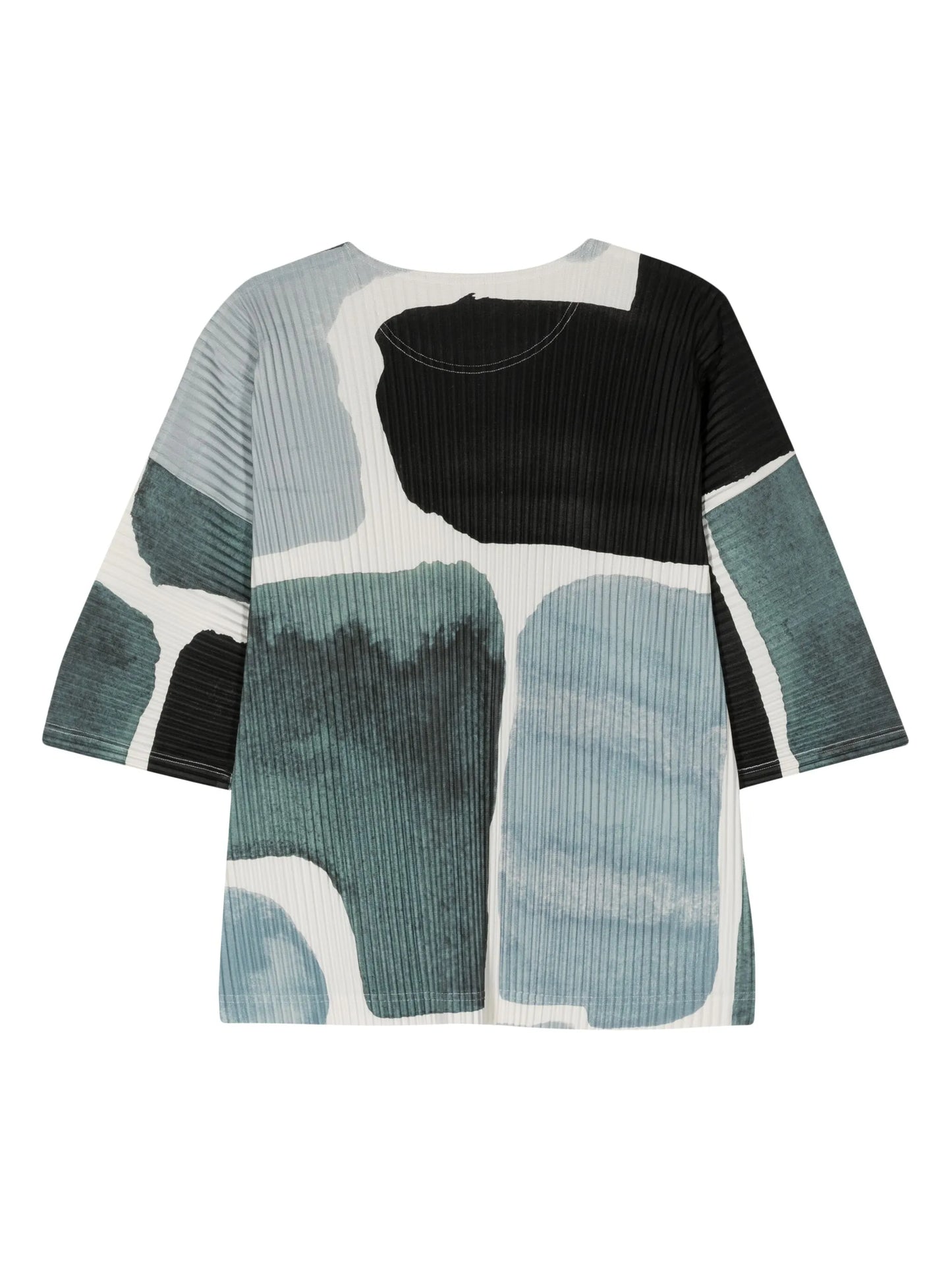Landscape plissé T-shirt