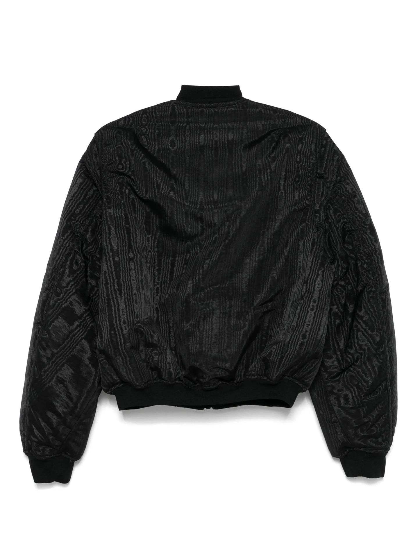 moire bomber jacket