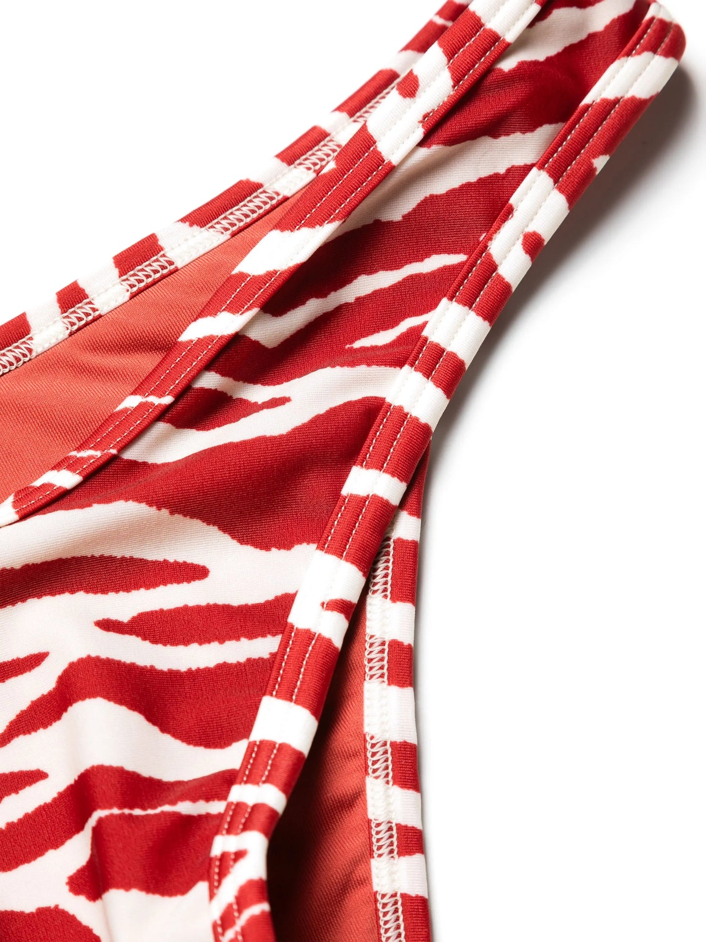 abstract-print bikini