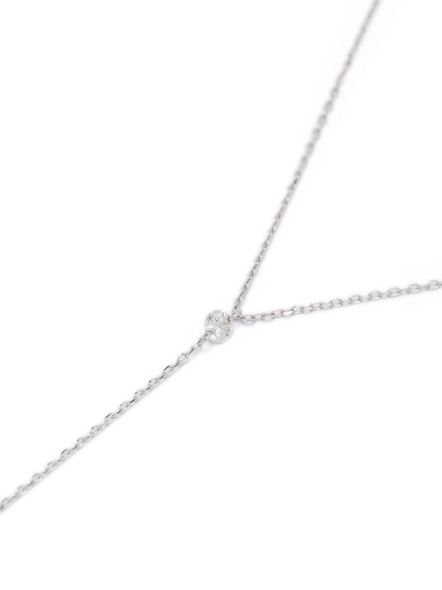 18kt white gold Danaé diamond necklace
