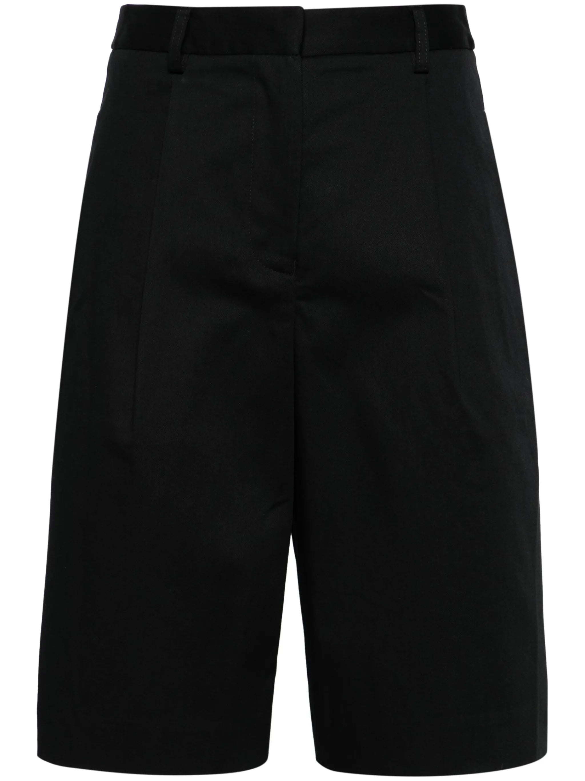 high-waist chino shorts