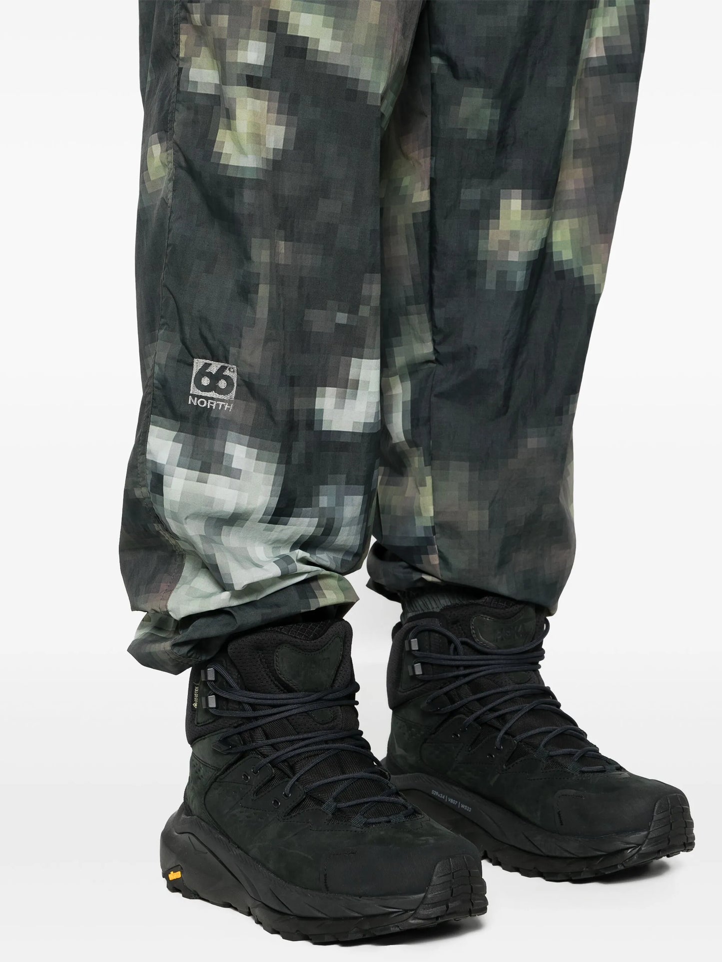 Laugardalur tundra-print trousers