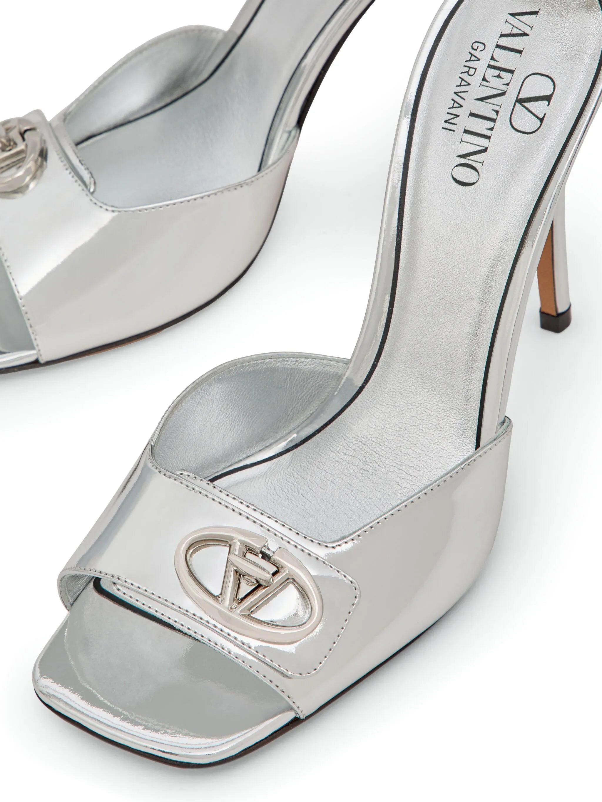 VLogo 100mm leather sandals