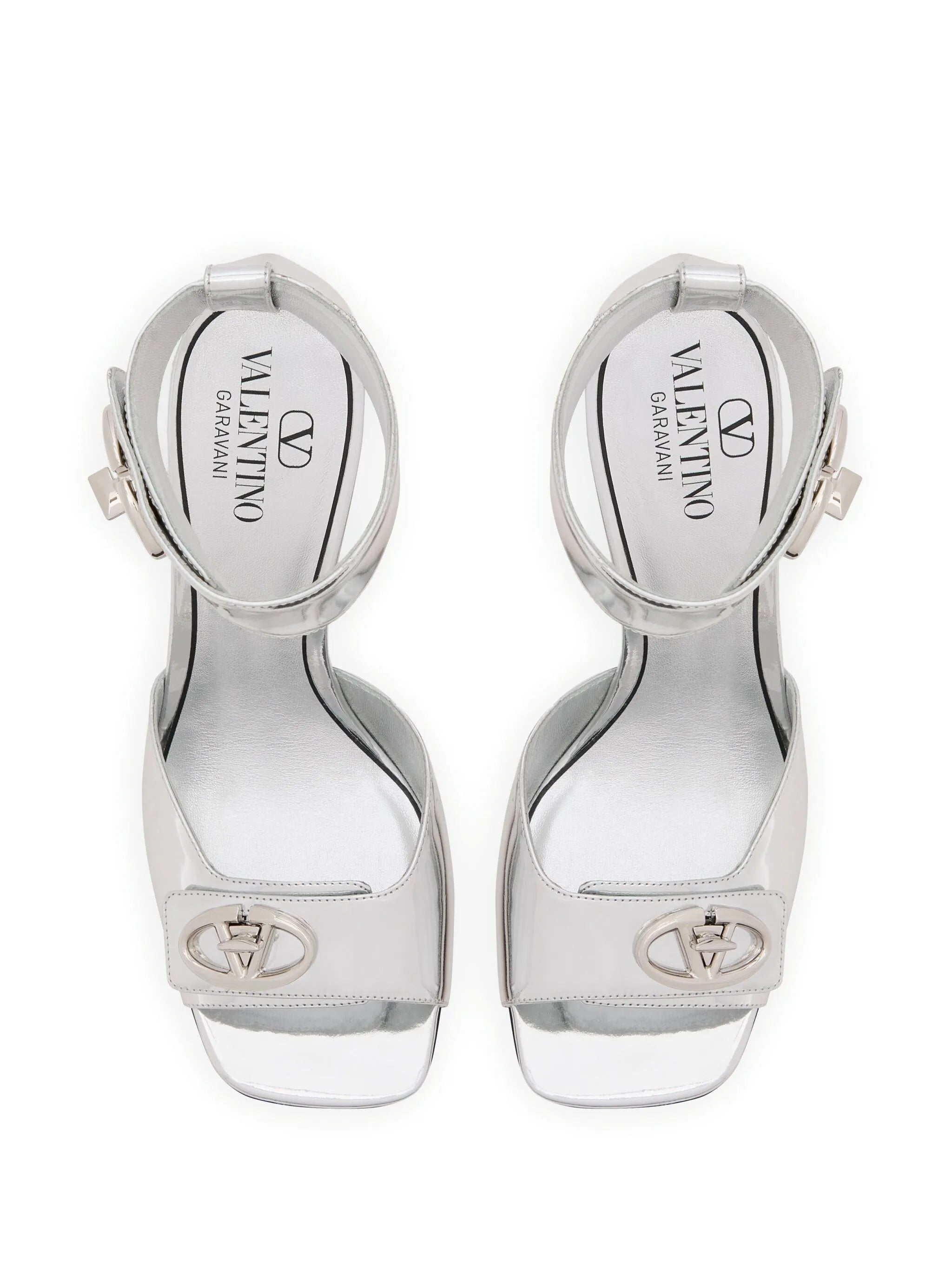 VLogo 100mm leather sandals