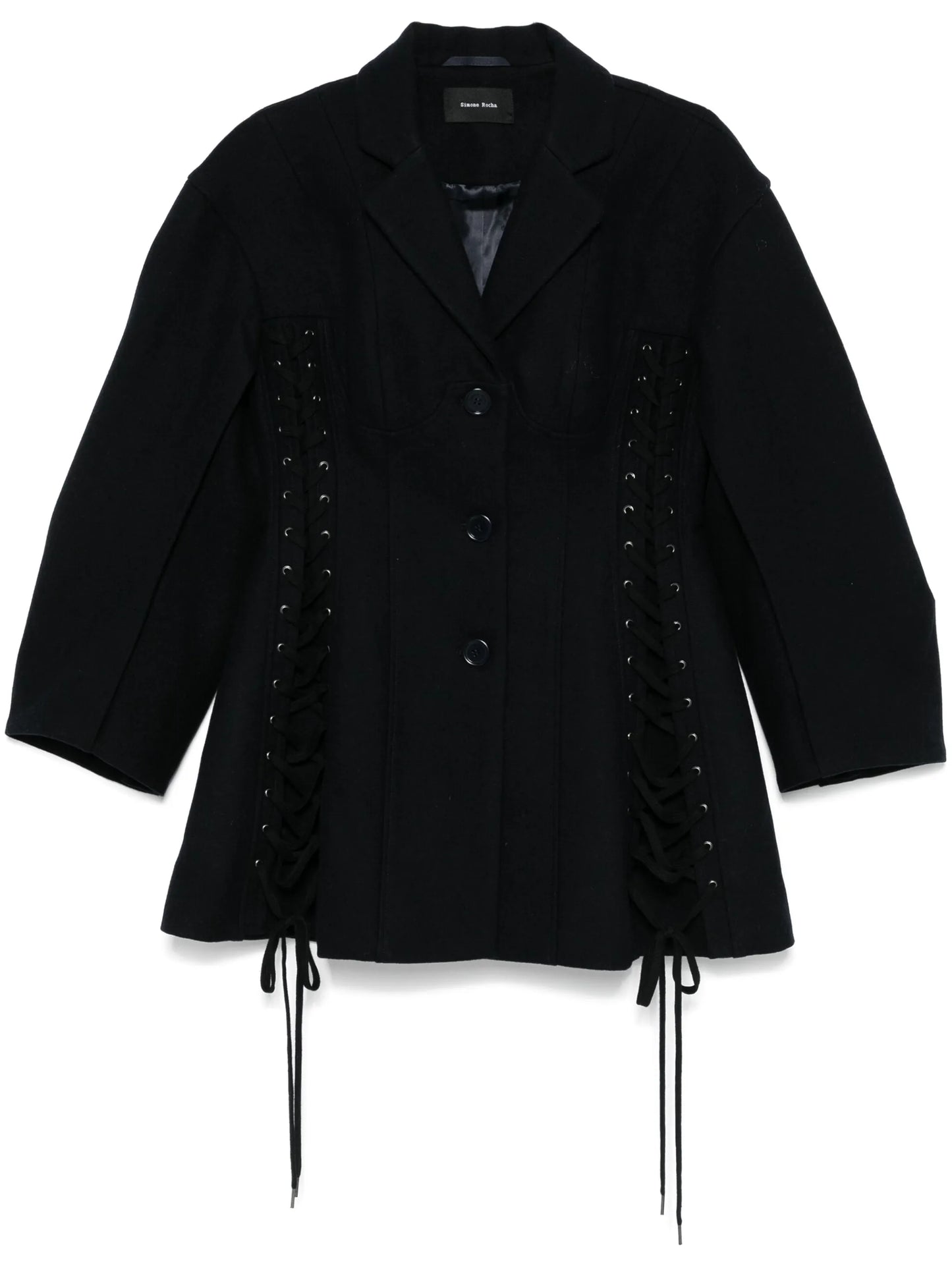 criss-cross straps jacket