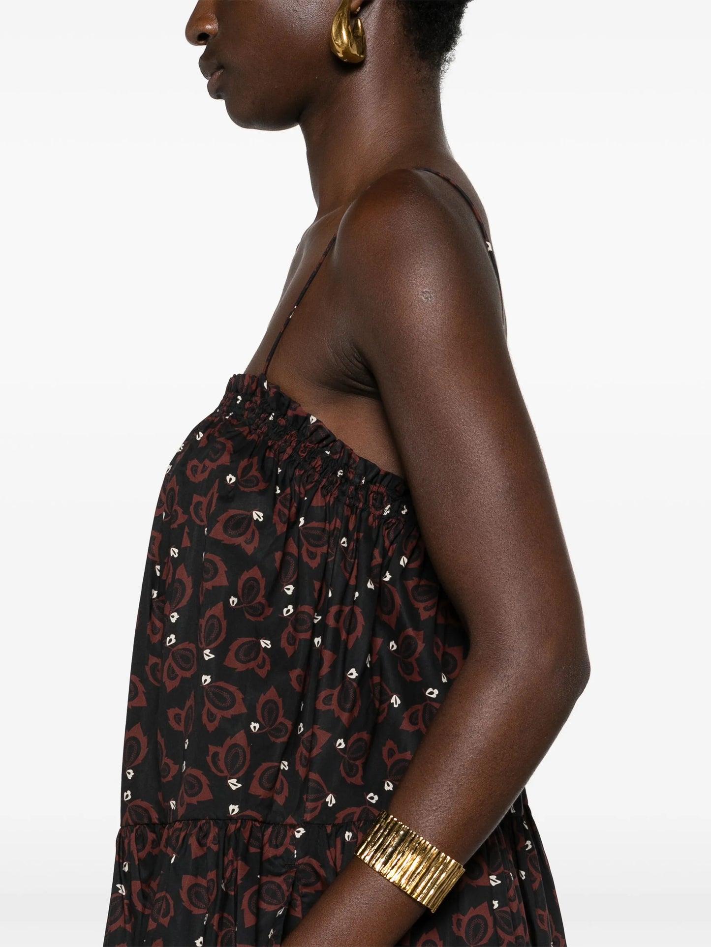 Casabalanca tiered maxi dress
