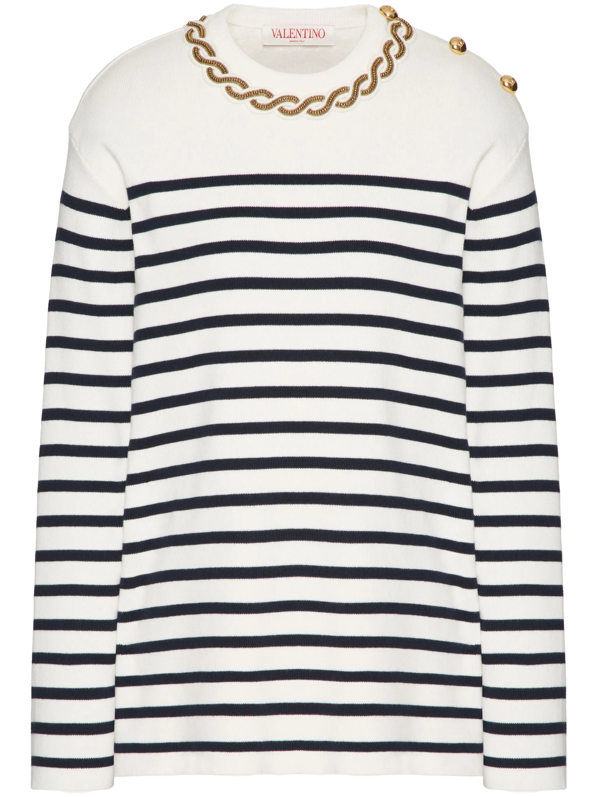 embroidered sweater