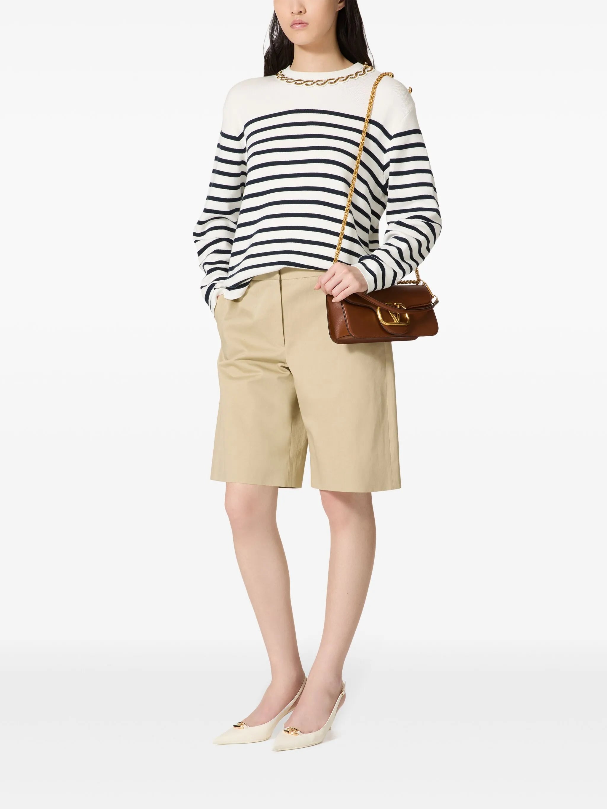 striped cotton jumper