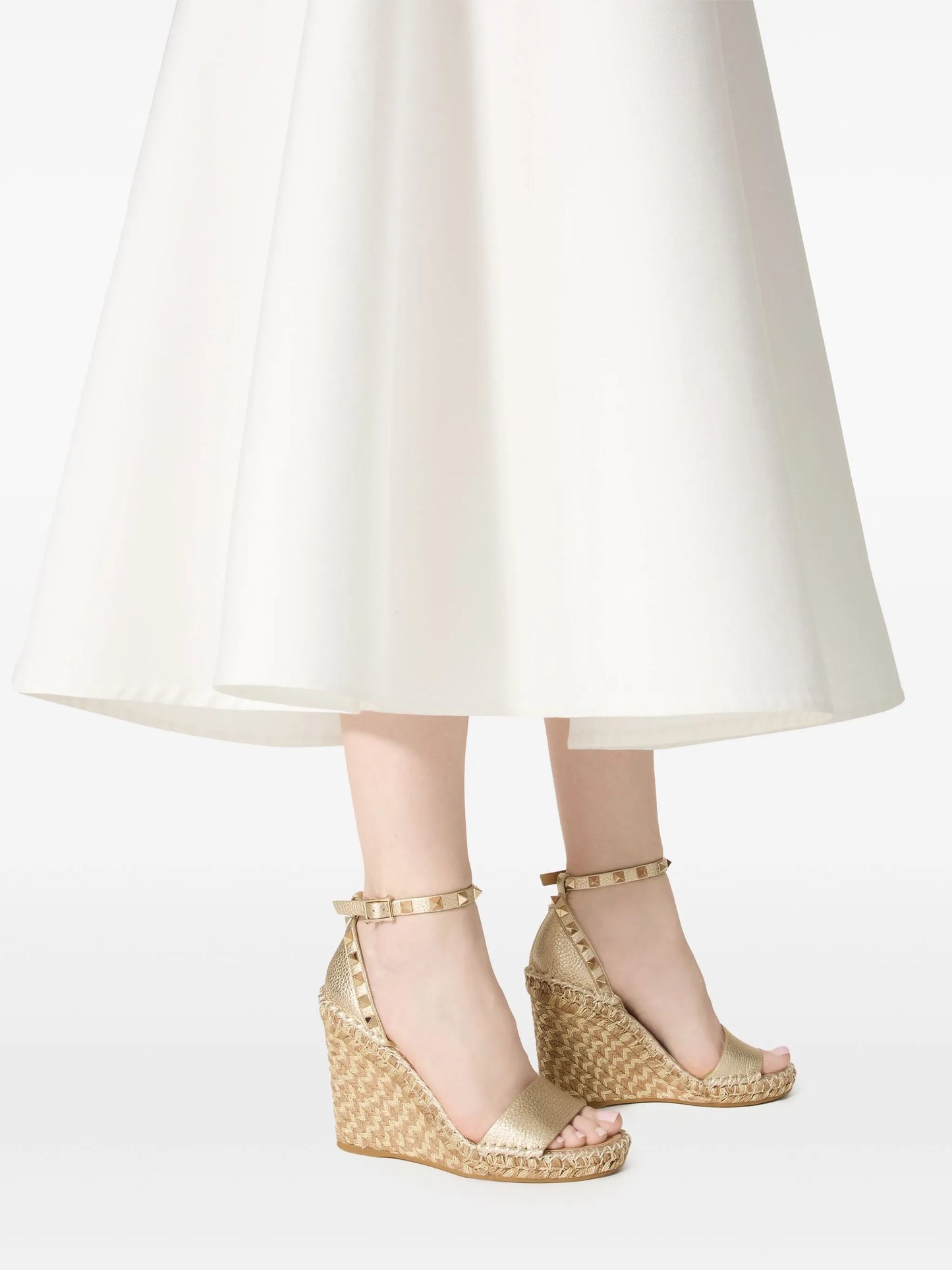 Rockstud wedge sandals