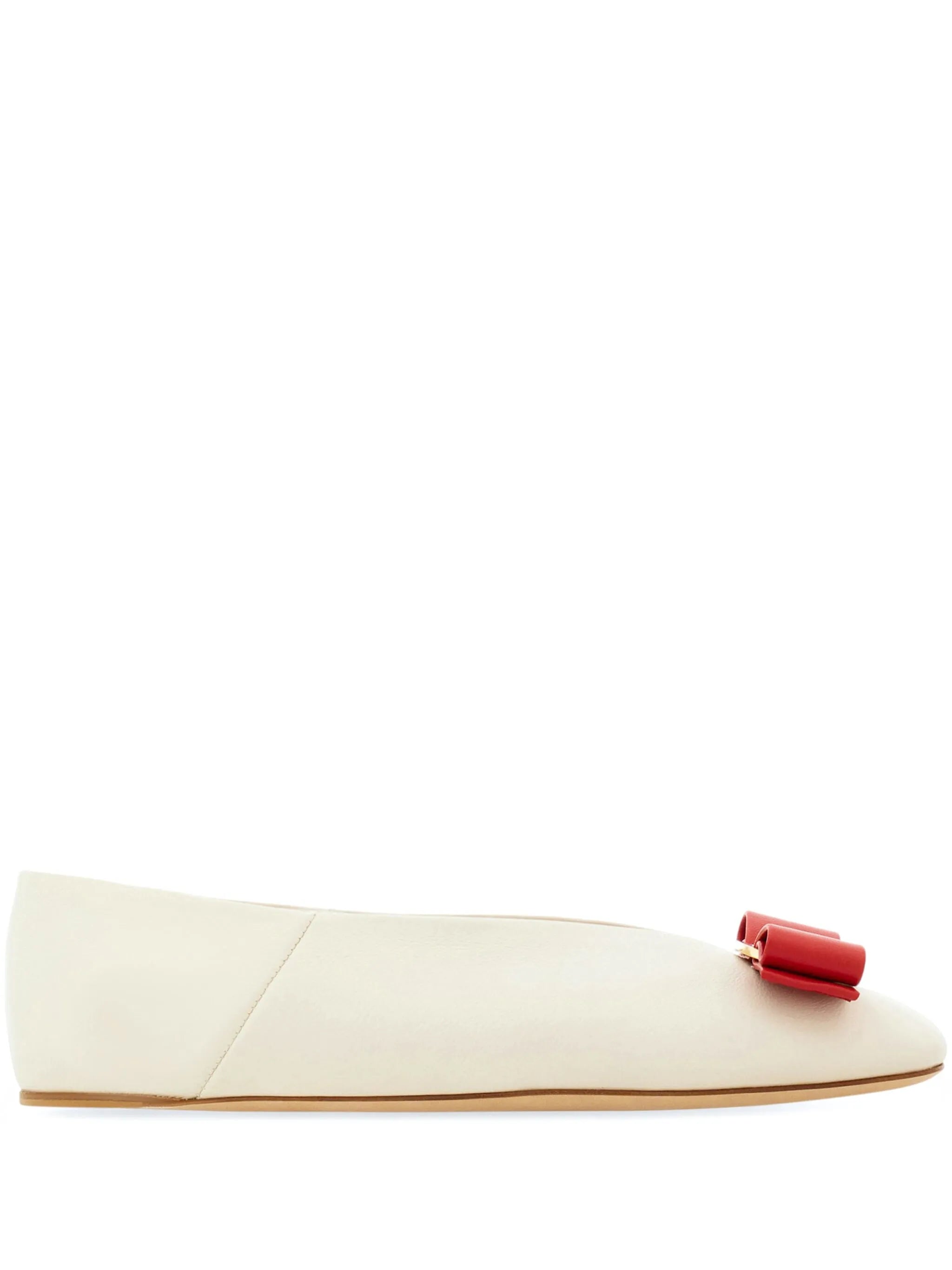 Vara leather ballerina shoes