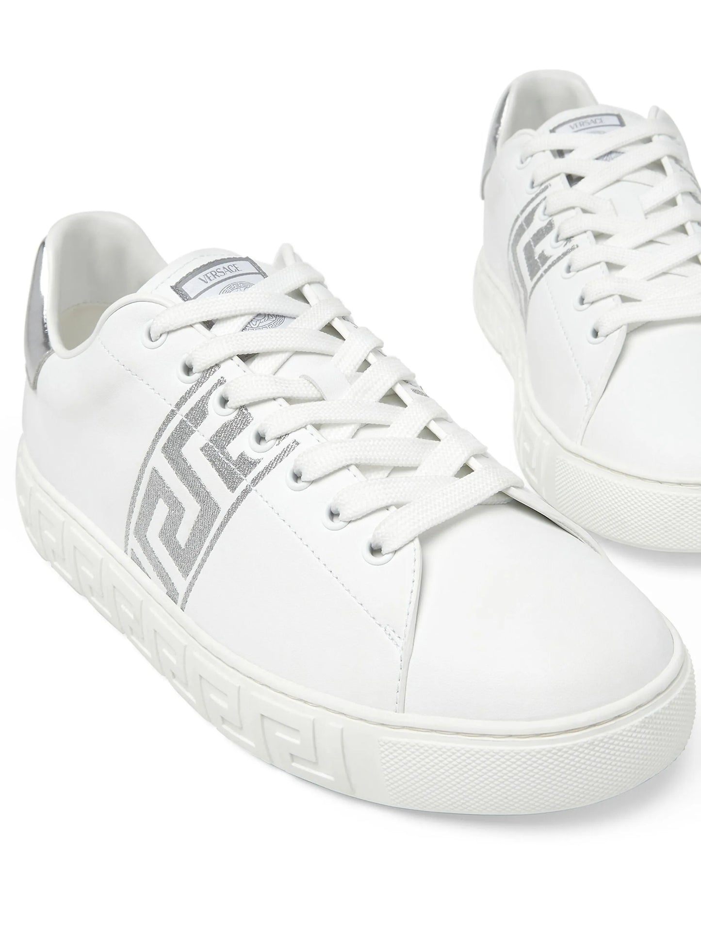 Greca embroidered sneakers