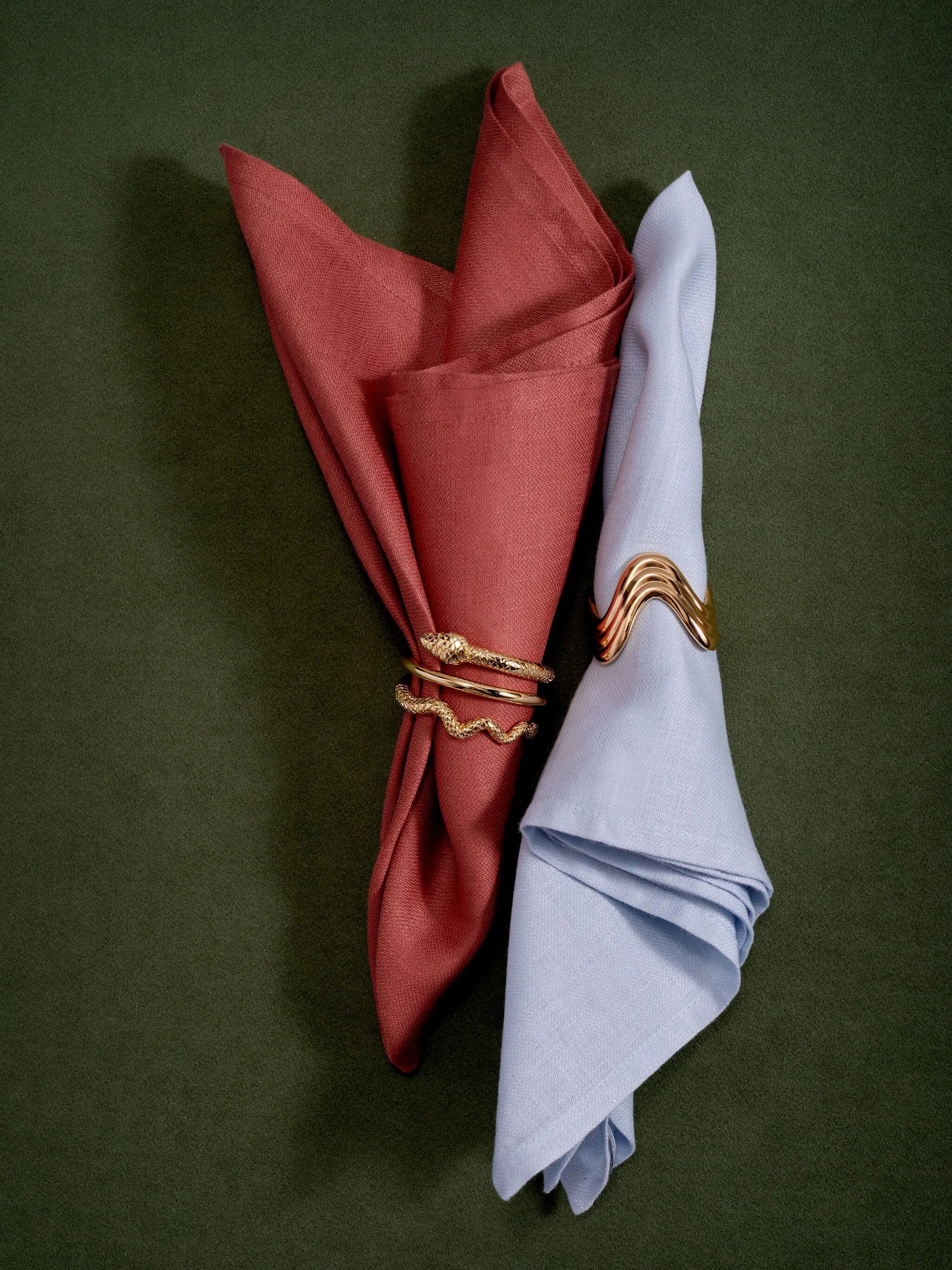 snake napkin jewels (set of four)