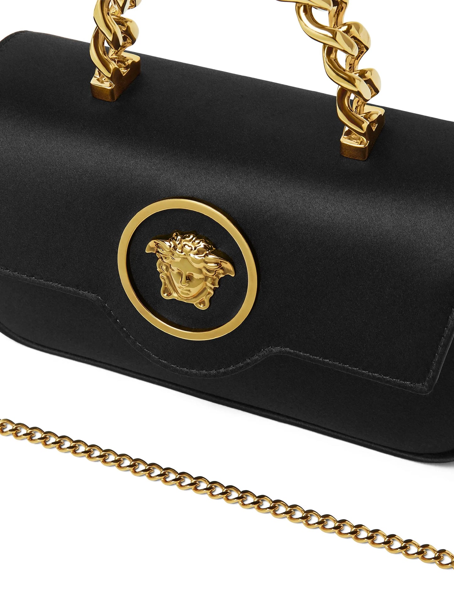 La Medusa satin mini bag