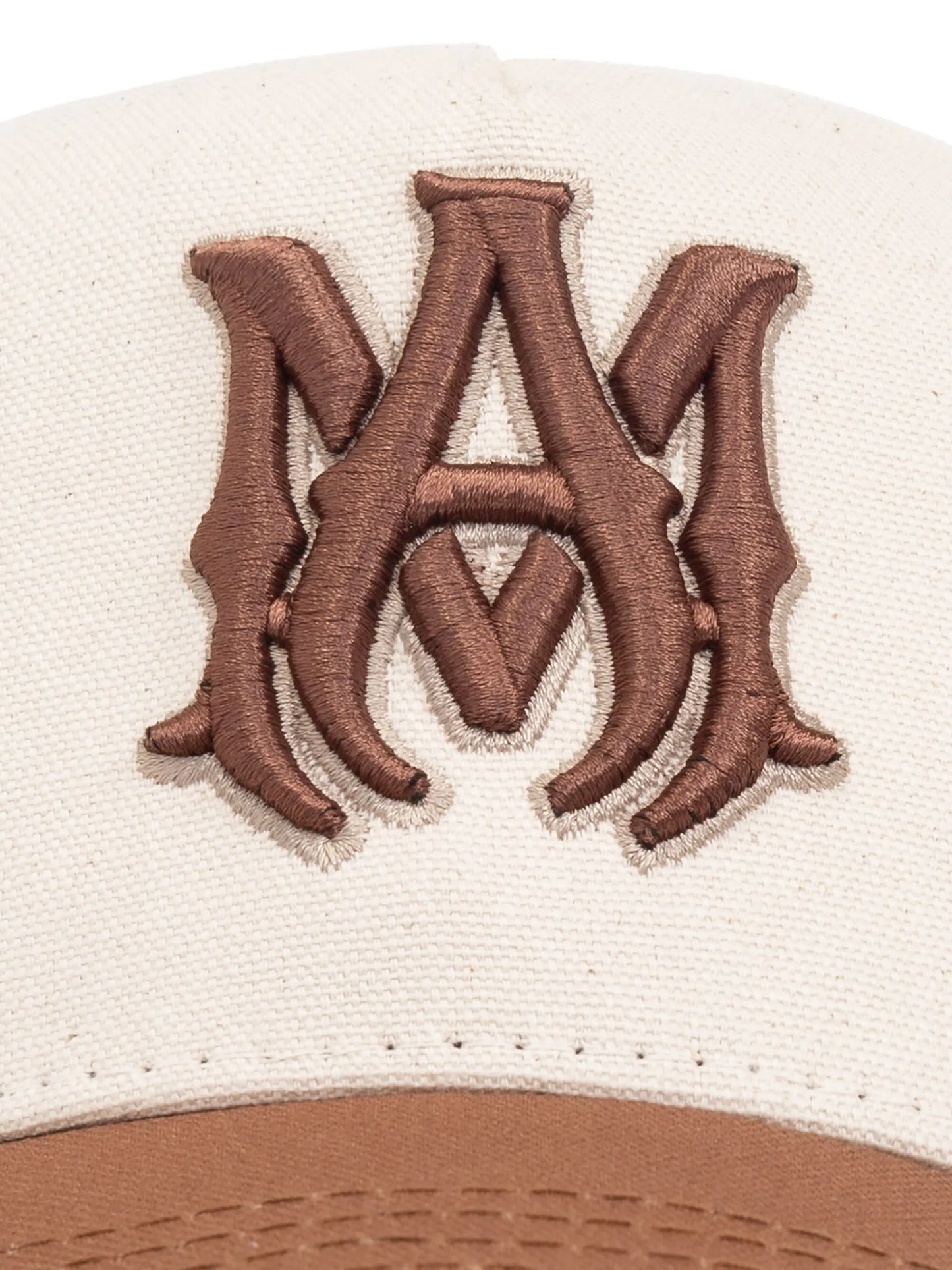 MA-embroidered cotton cap