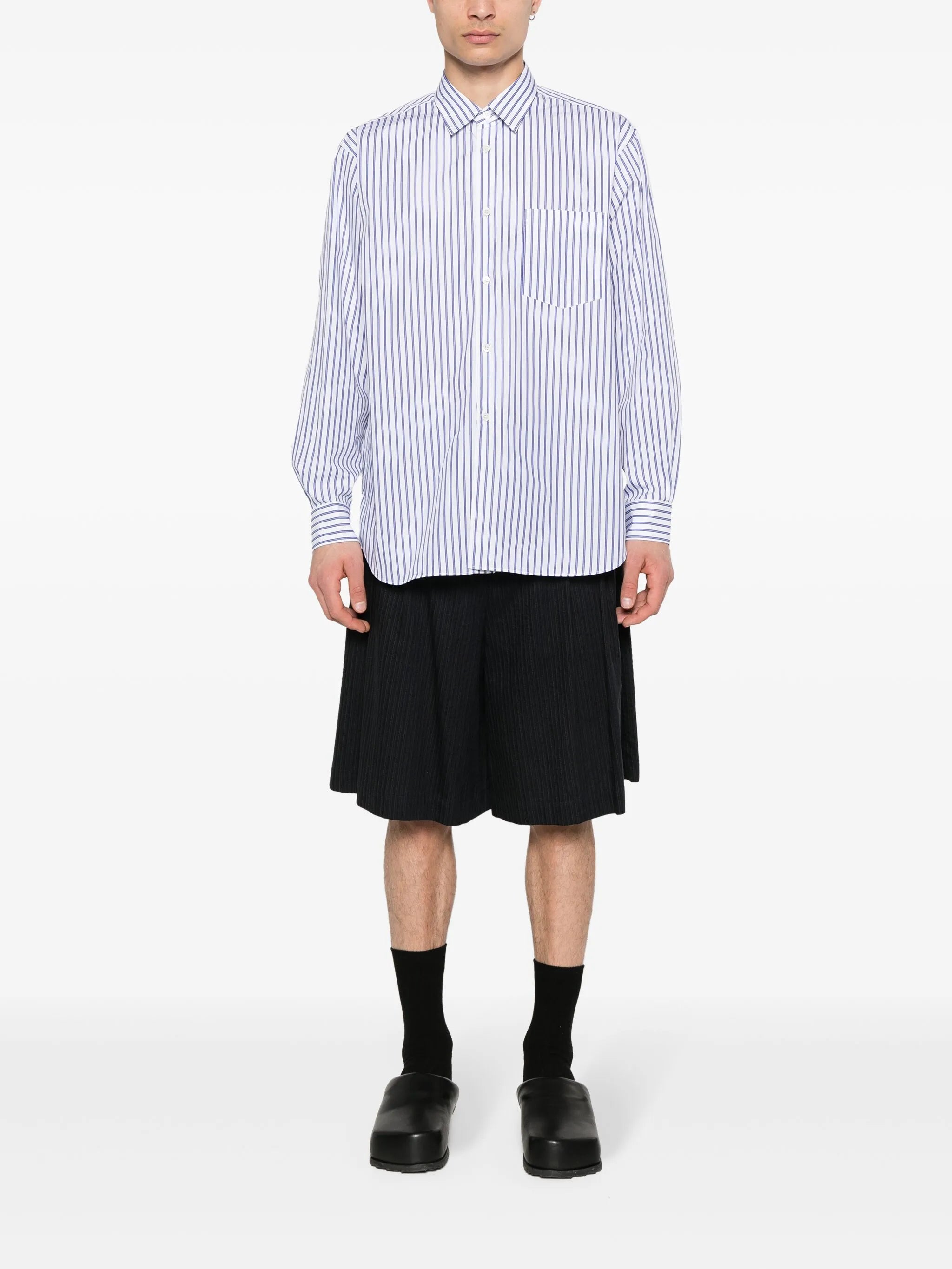 striped cotton shirt