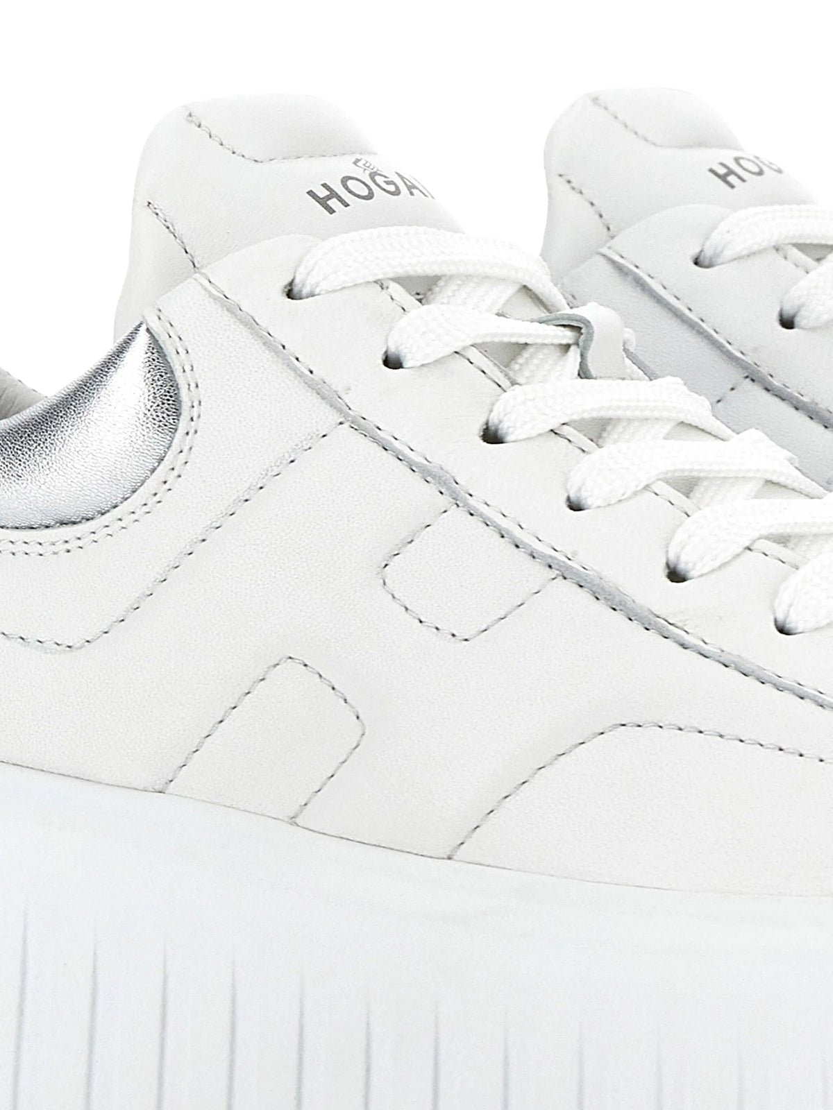 H-Stripes platform leather sneakers