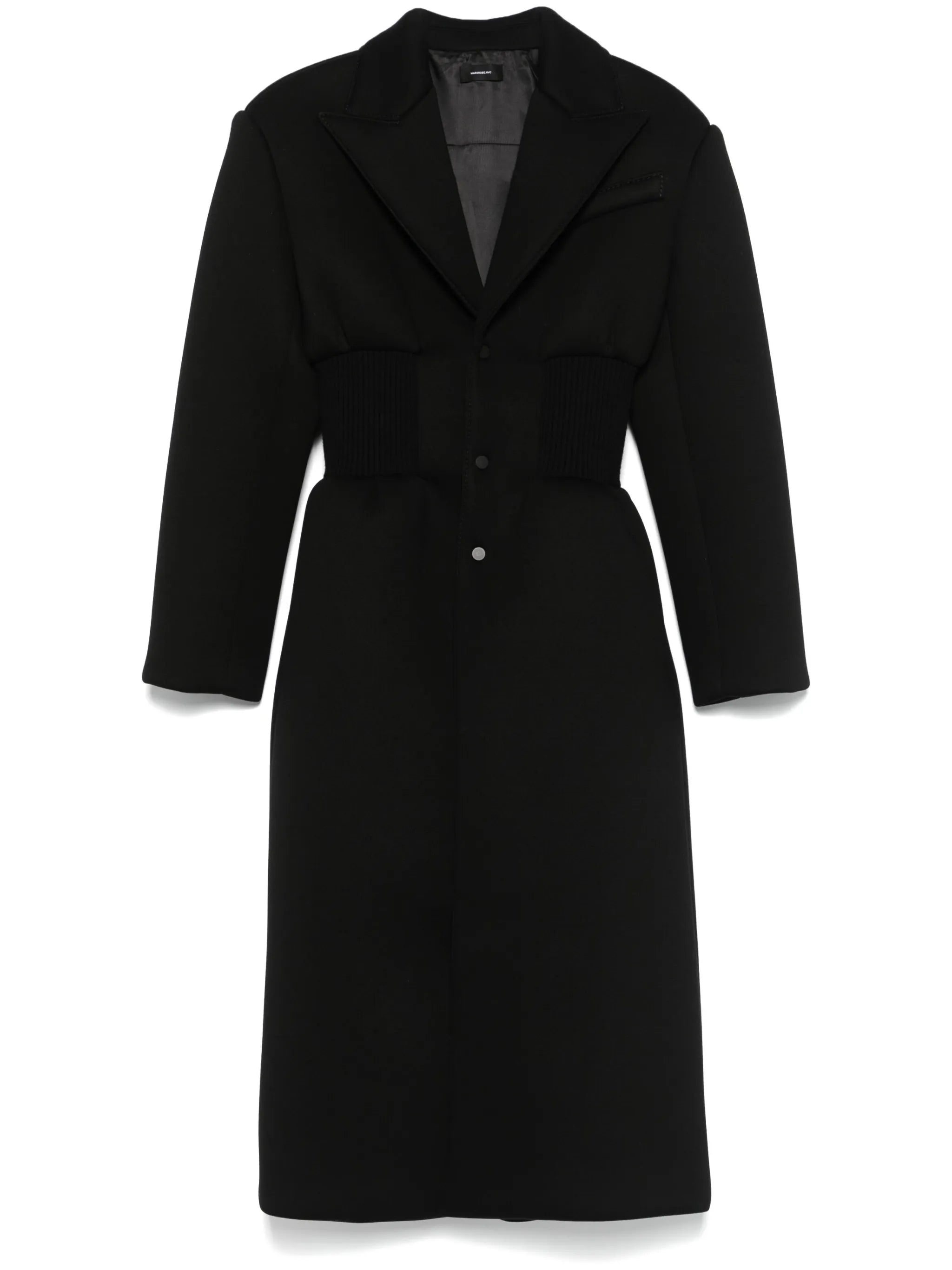 single-breasted coat