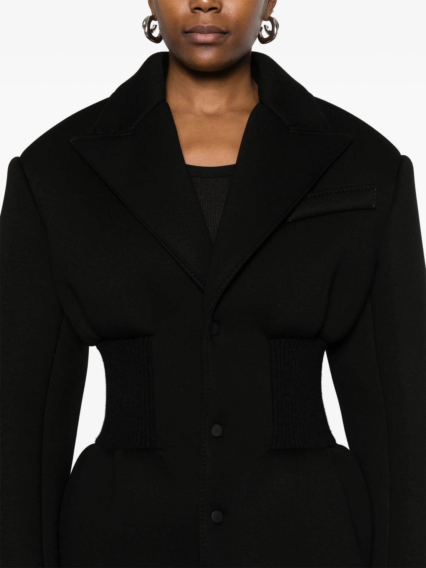 single-breasted coat