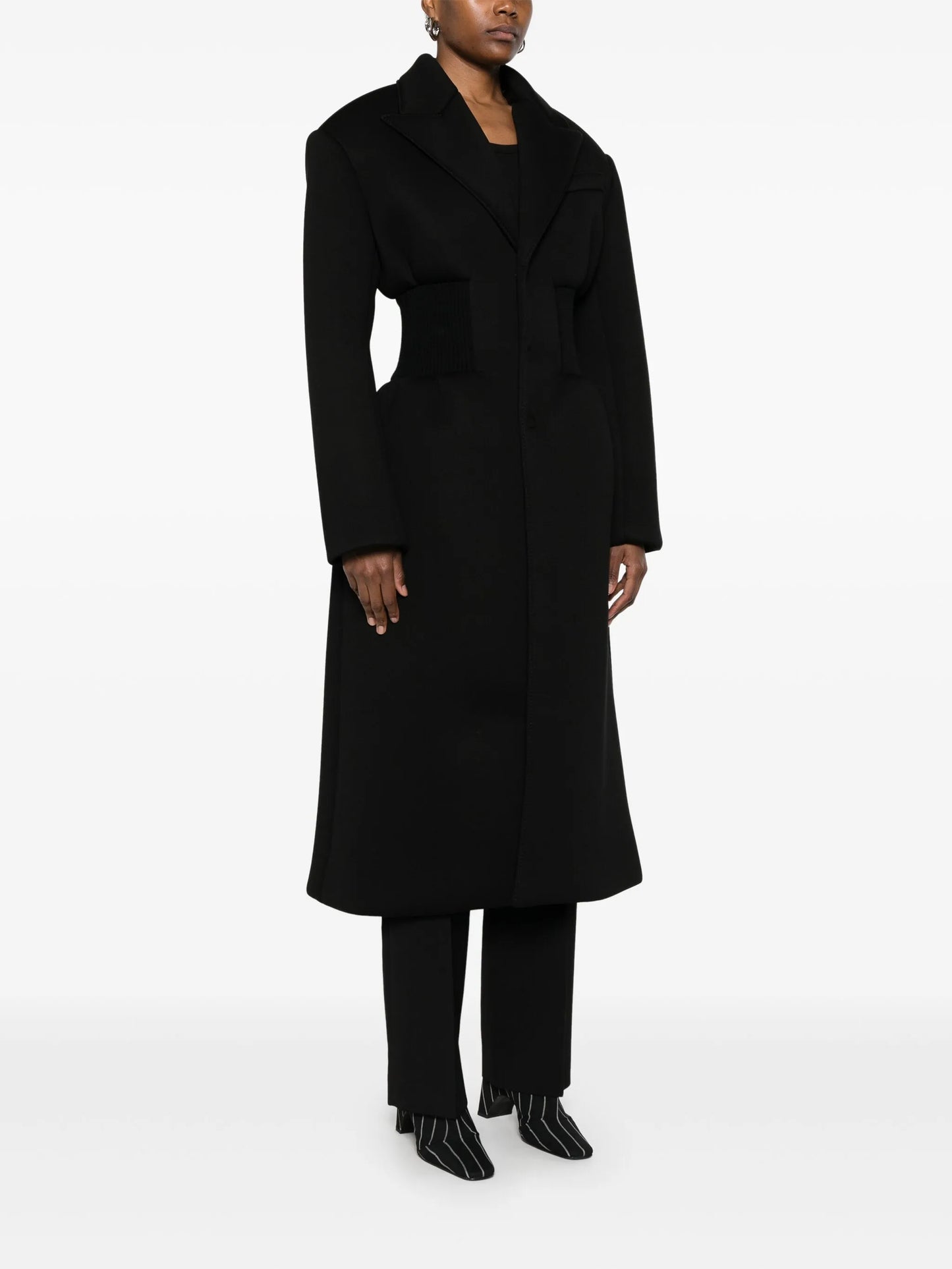 single-breasted coat