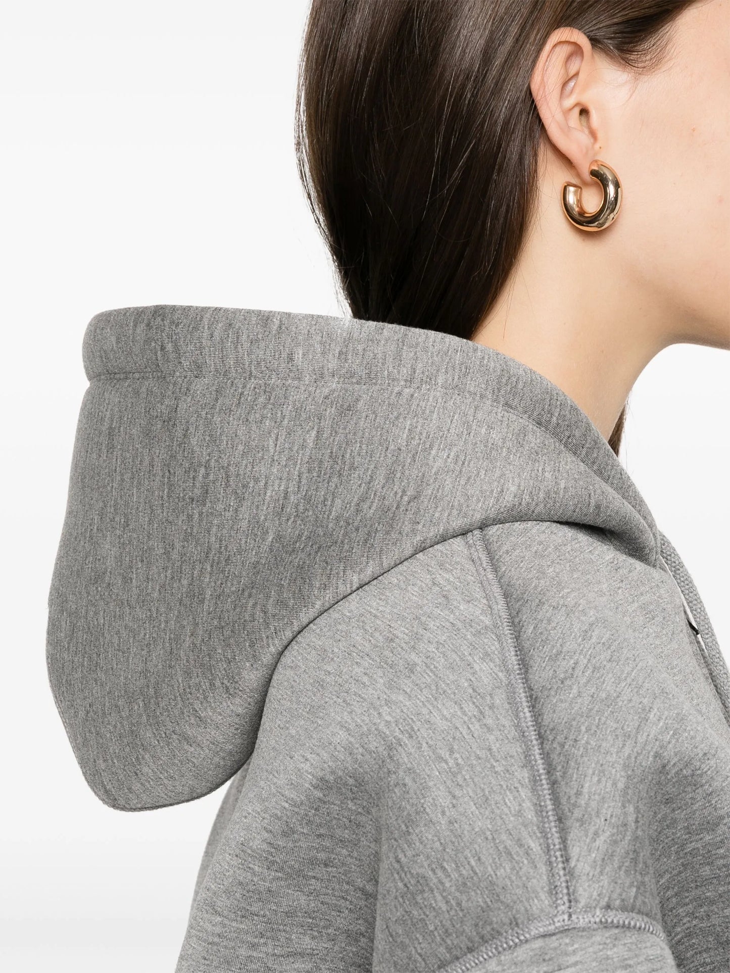 scuba-jersey hoodie