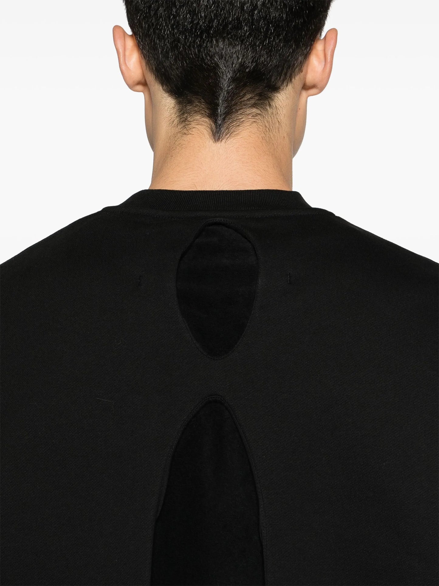 Aperture cut-out sweatshirt