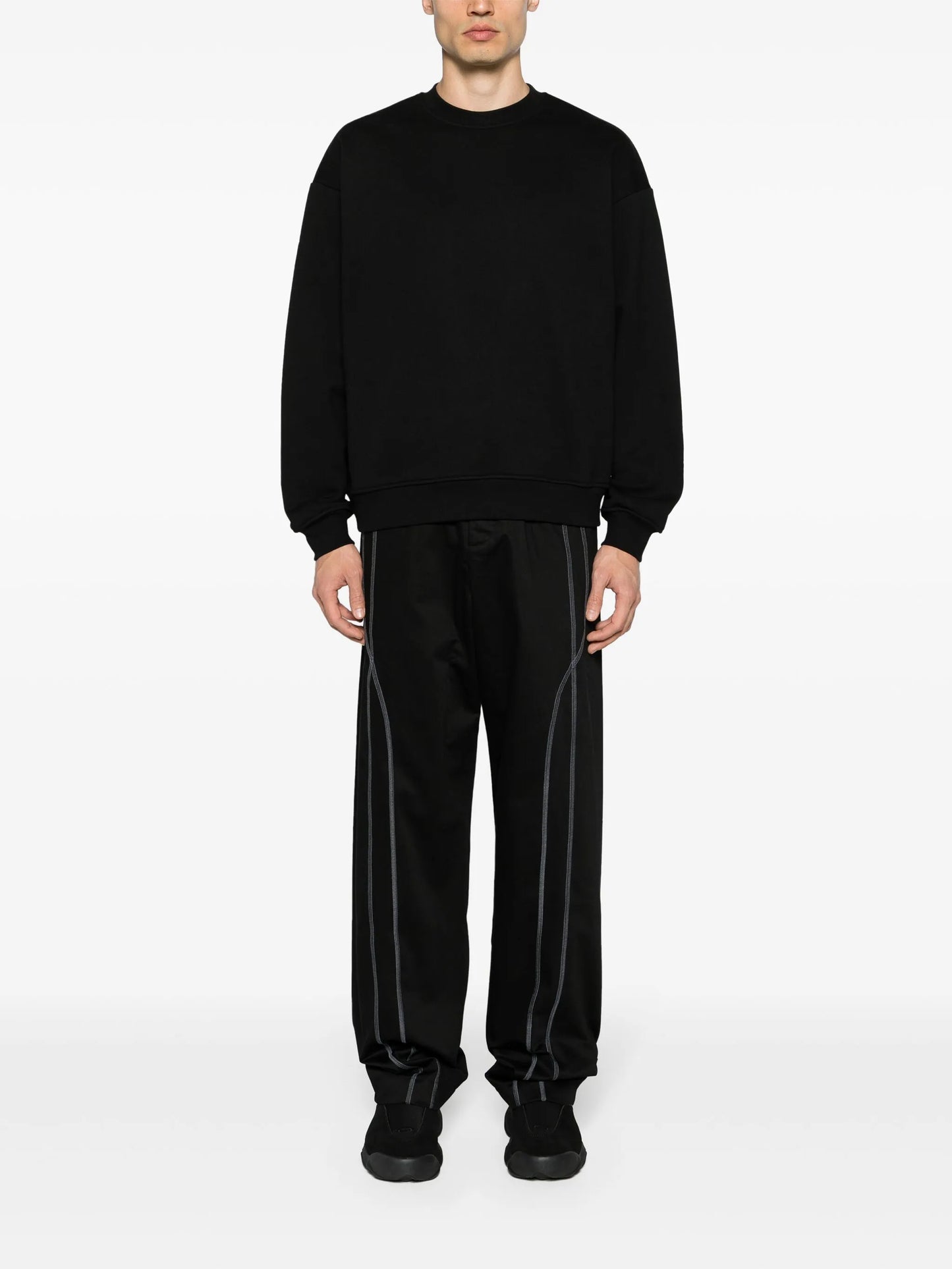 Binate straight trousers