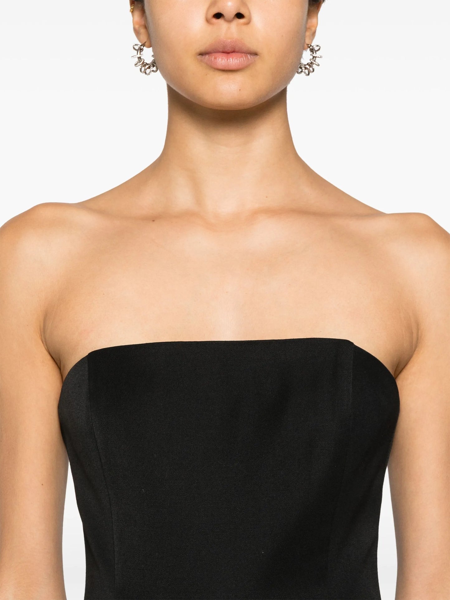 strapless corset top