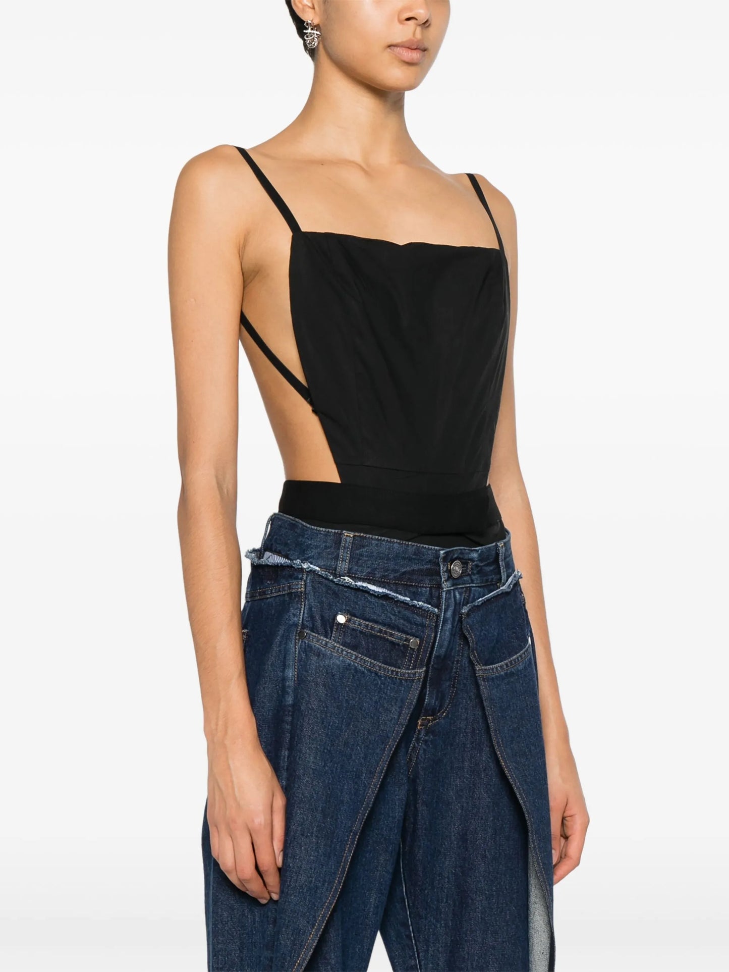 Revived wool bodysuit