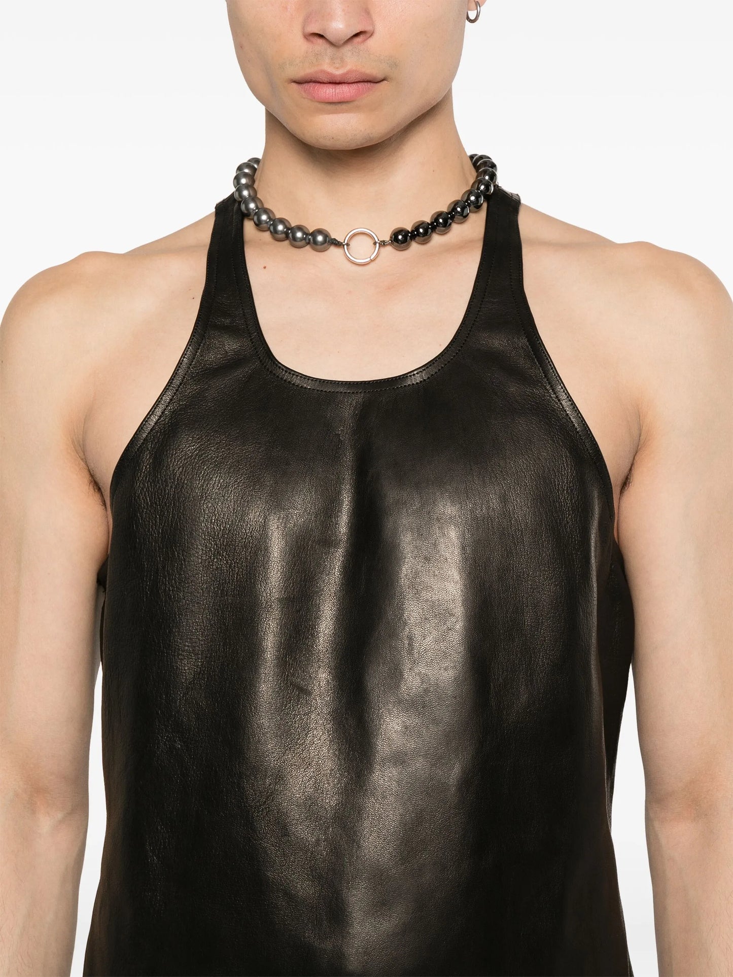 leather tank top