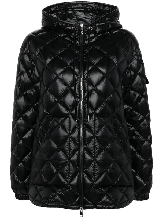 hooded puffer jacket