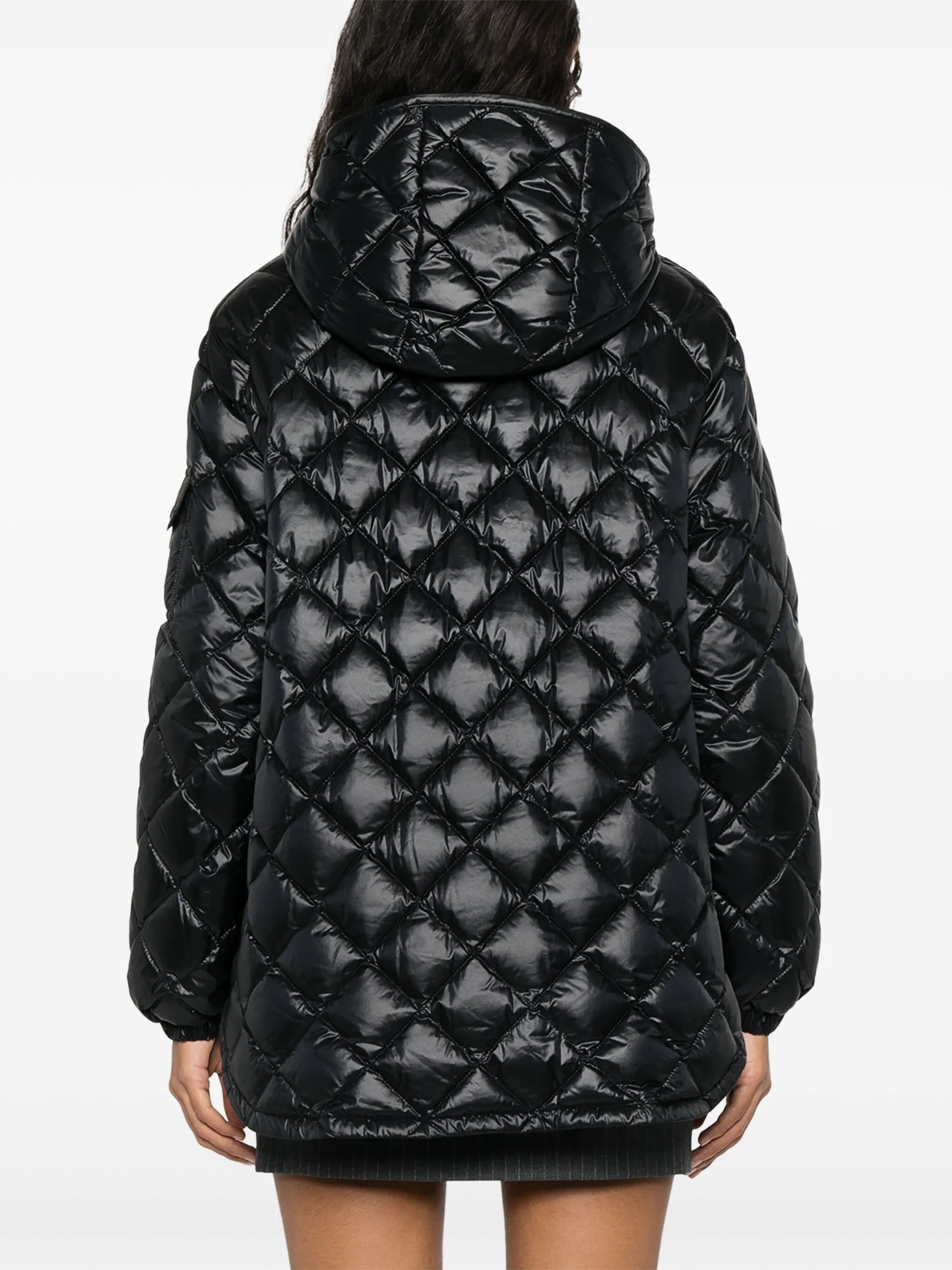 hooded puffer jacket