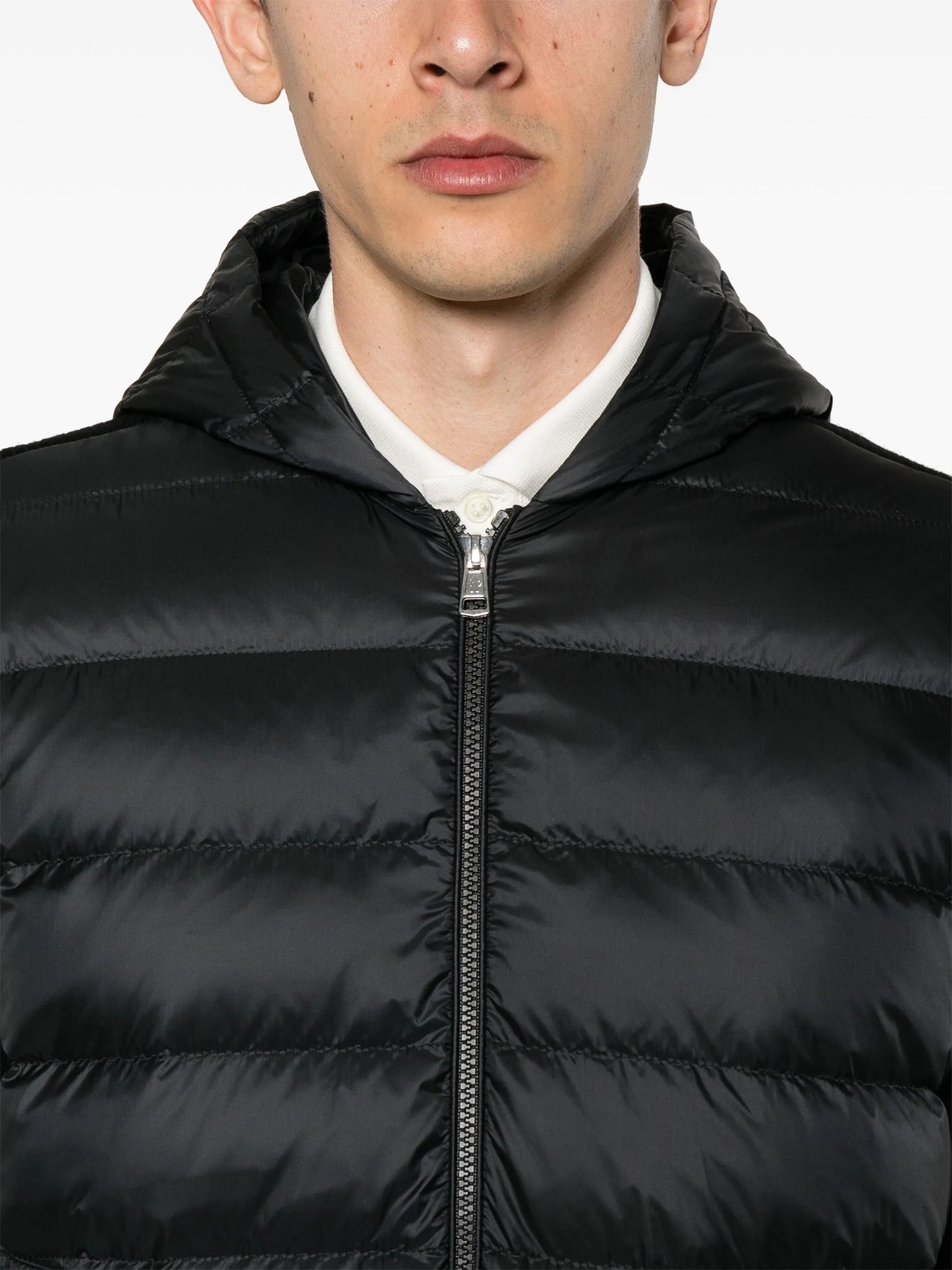 padded hooded jacket
