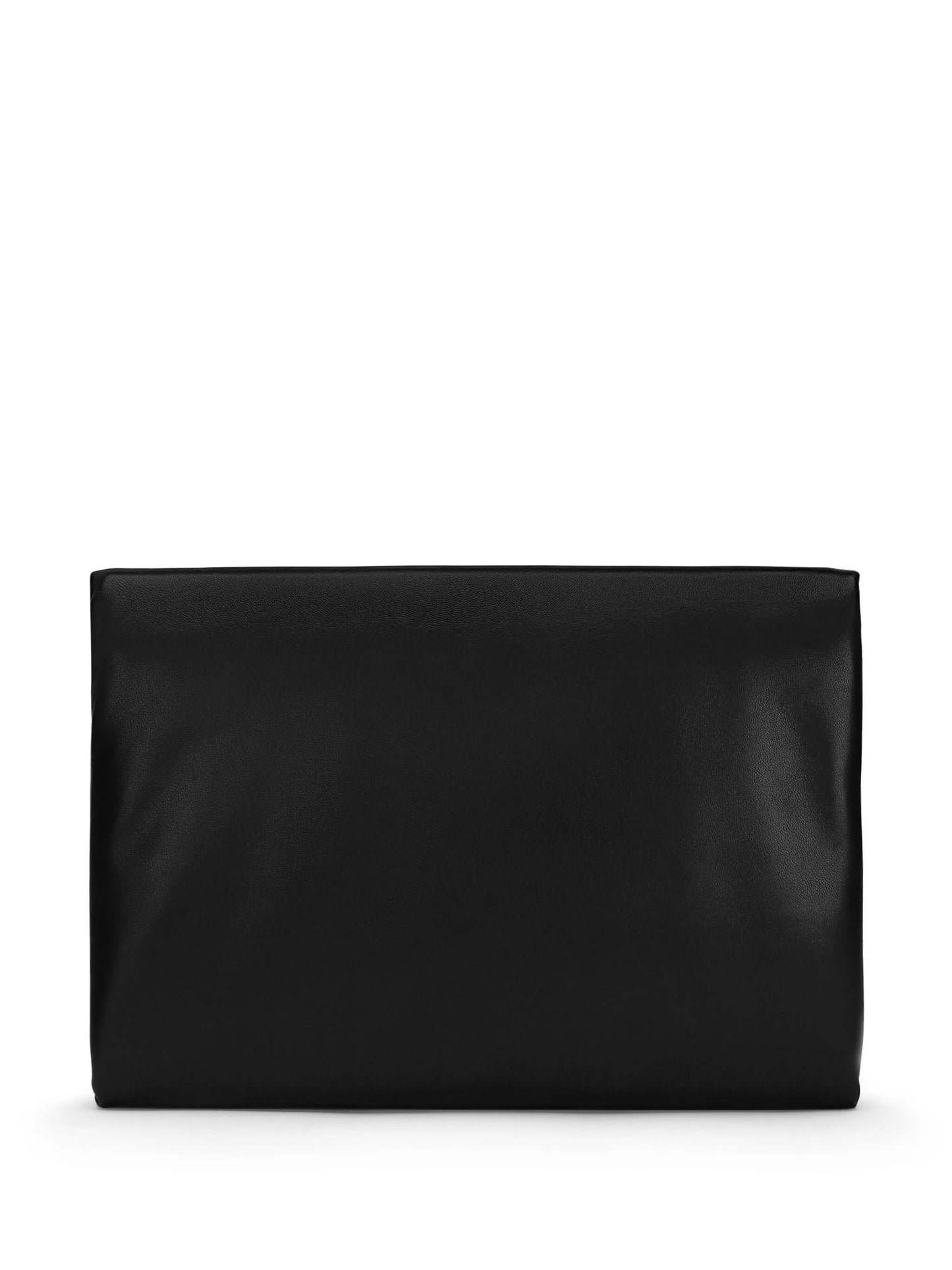 logo-print clutch bag