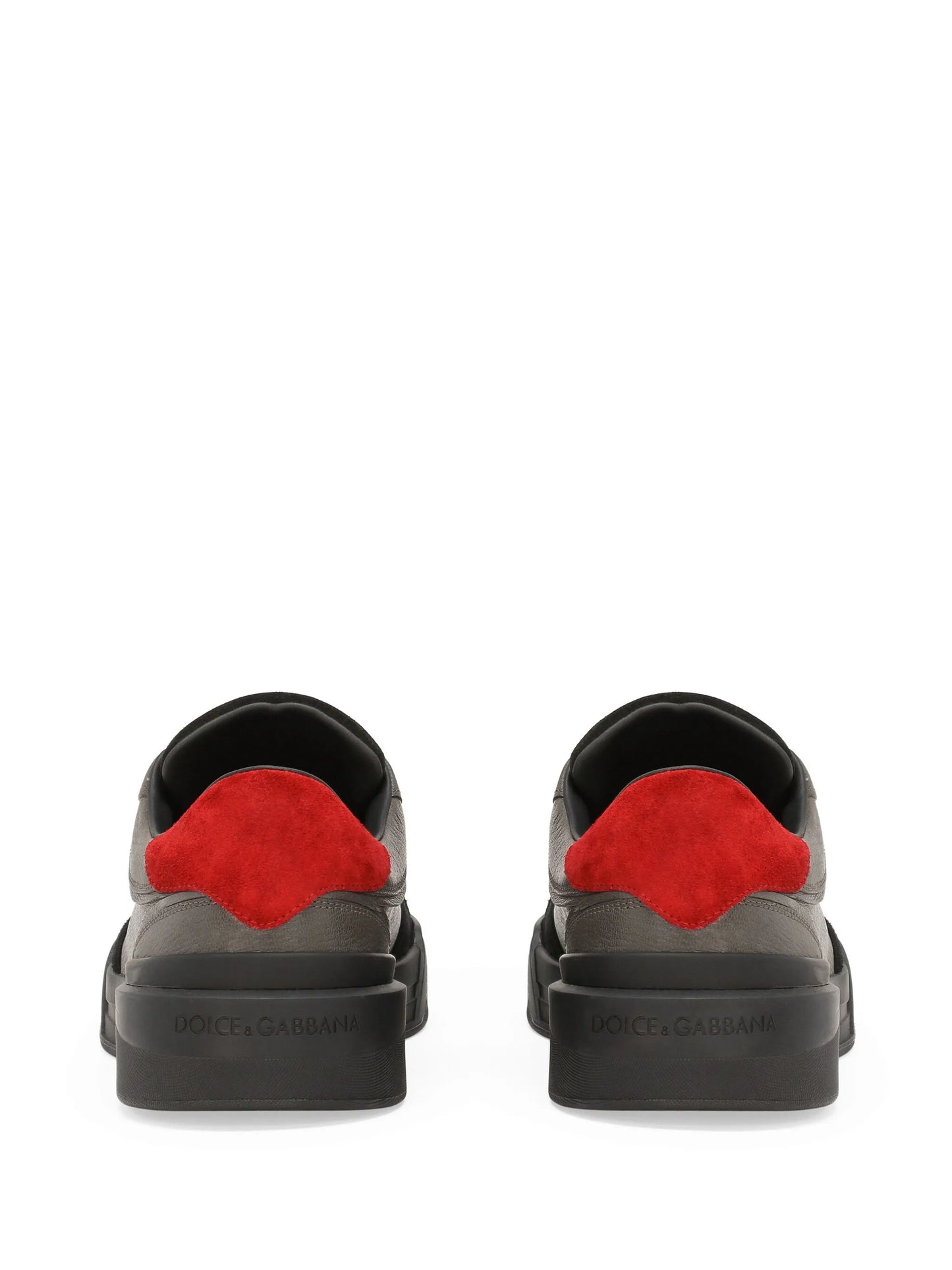 New Roma panelled leather sneakers