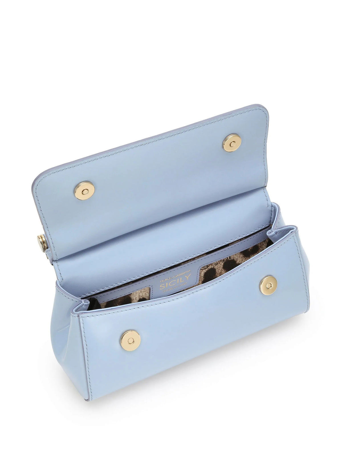 Mini Sicily handbag in polished calfskin