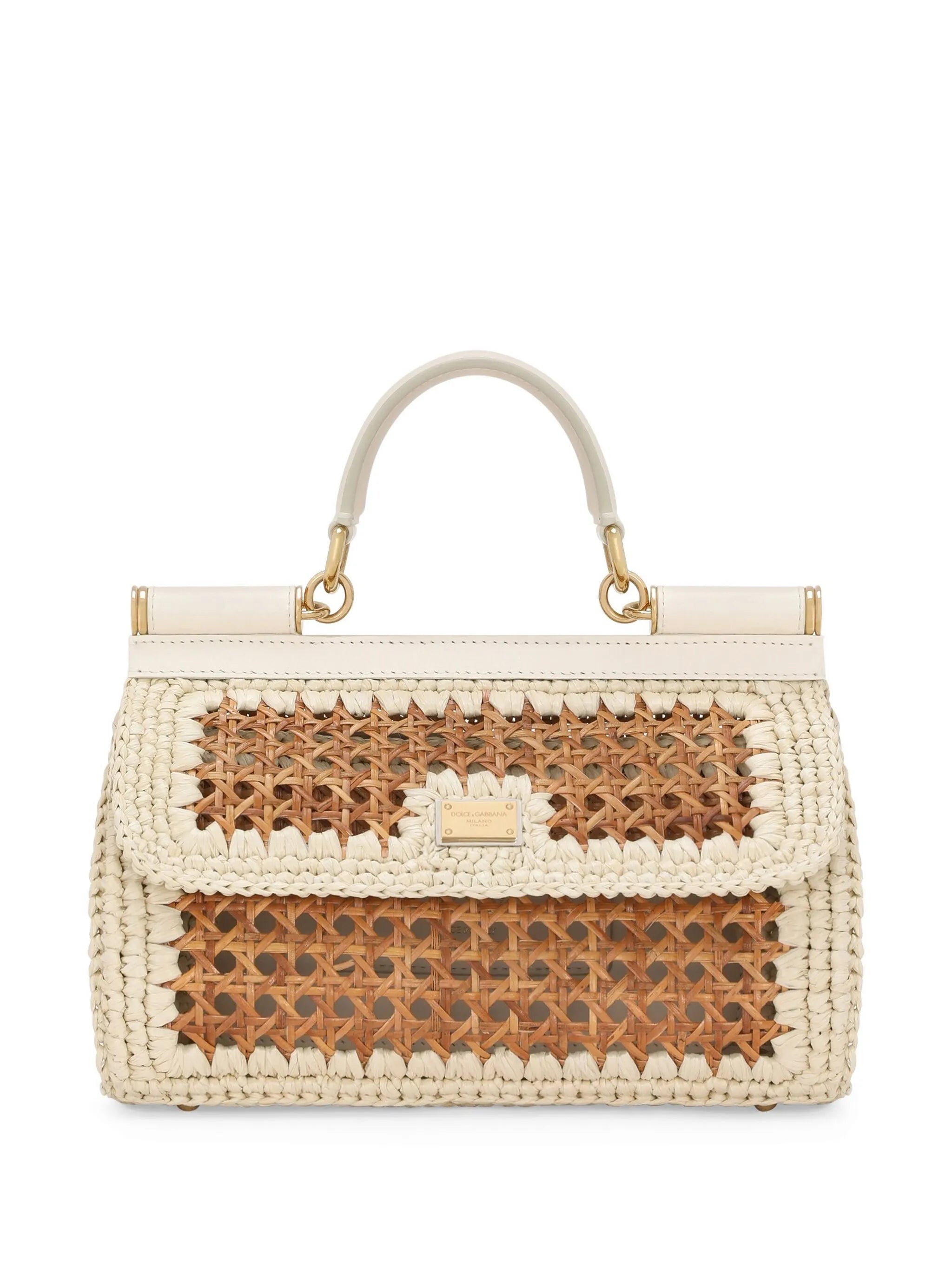 Sicily cotton-blend bag