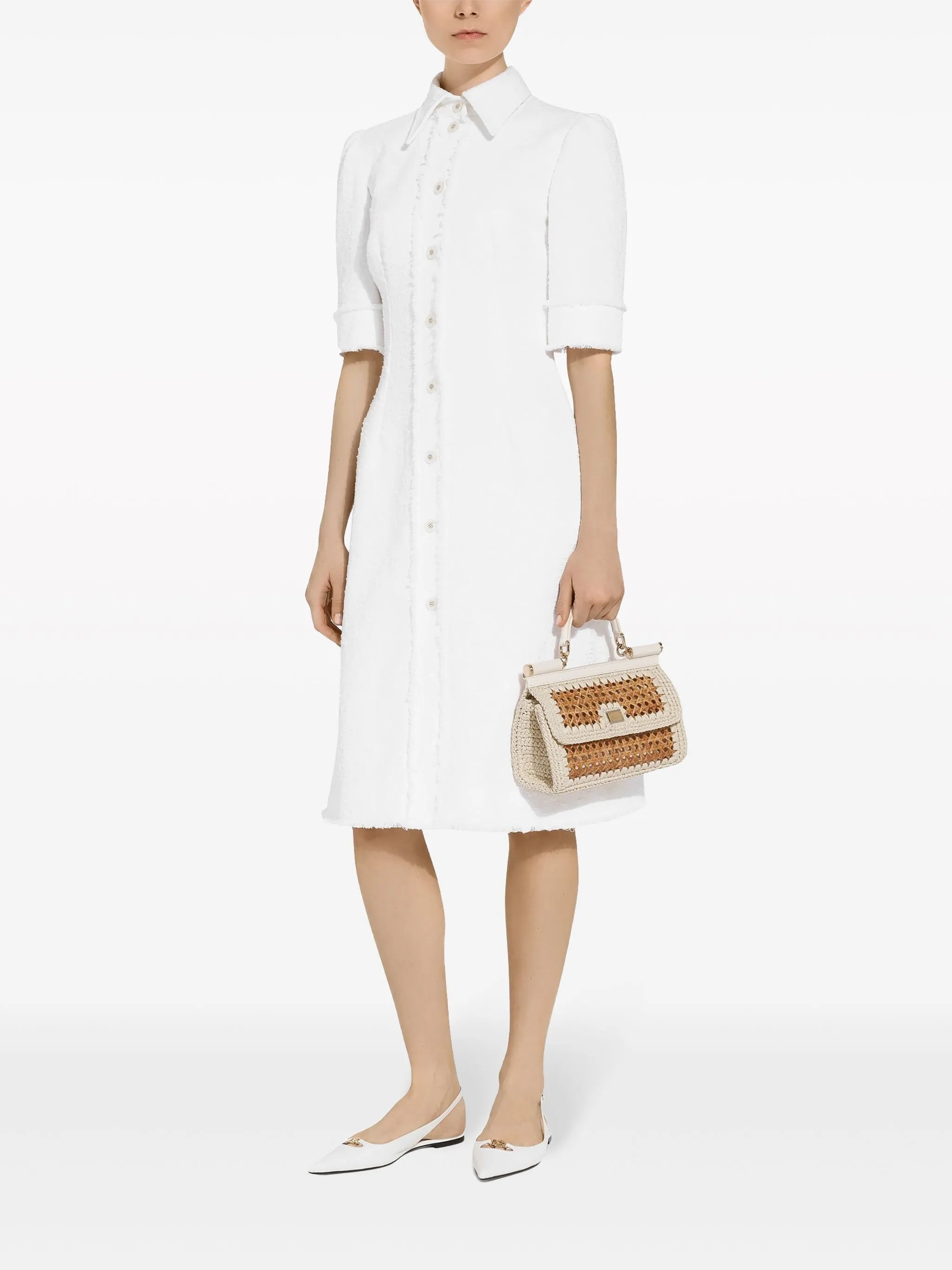 Sicily cotton-blend bag