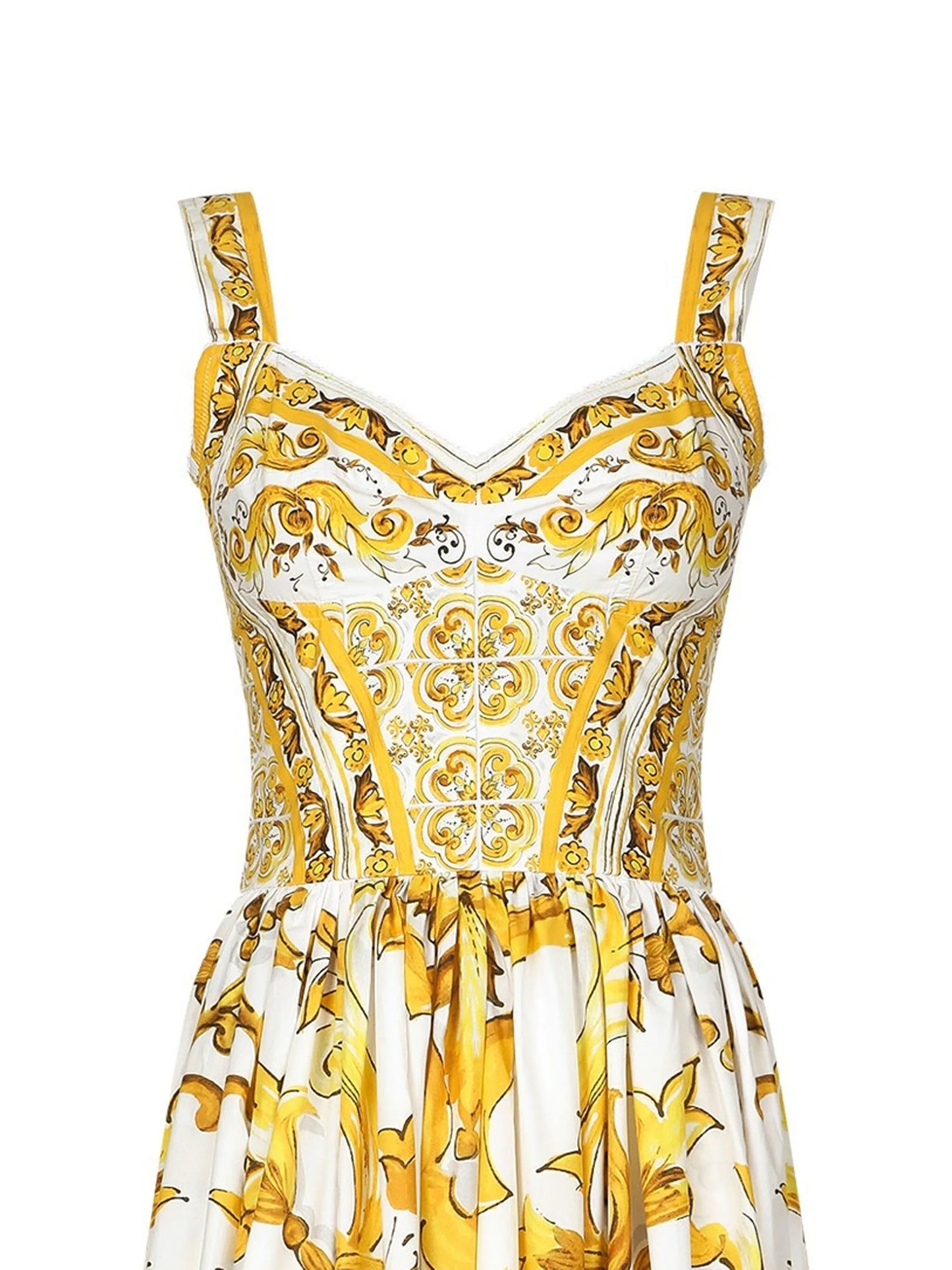 Majolica cotton maxi dress