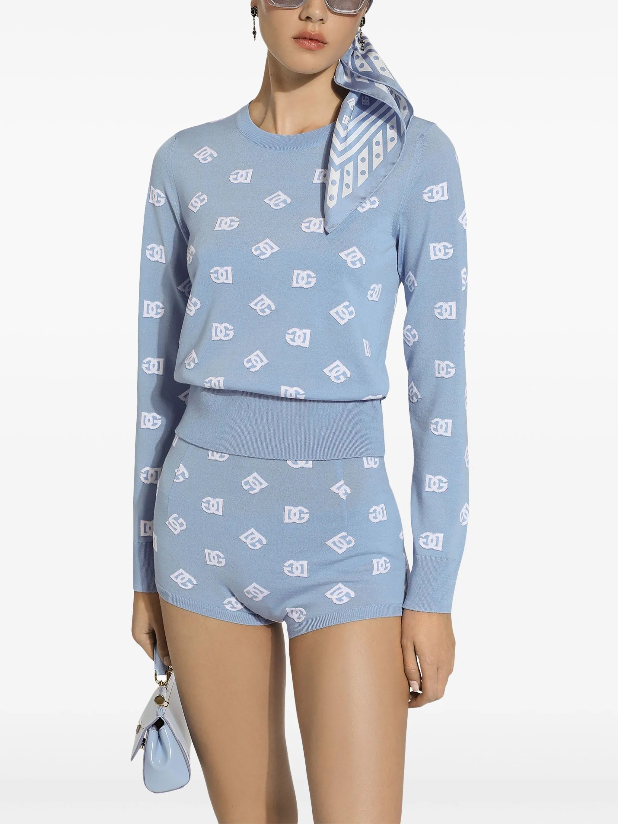 logo-embroidered mini-shorts