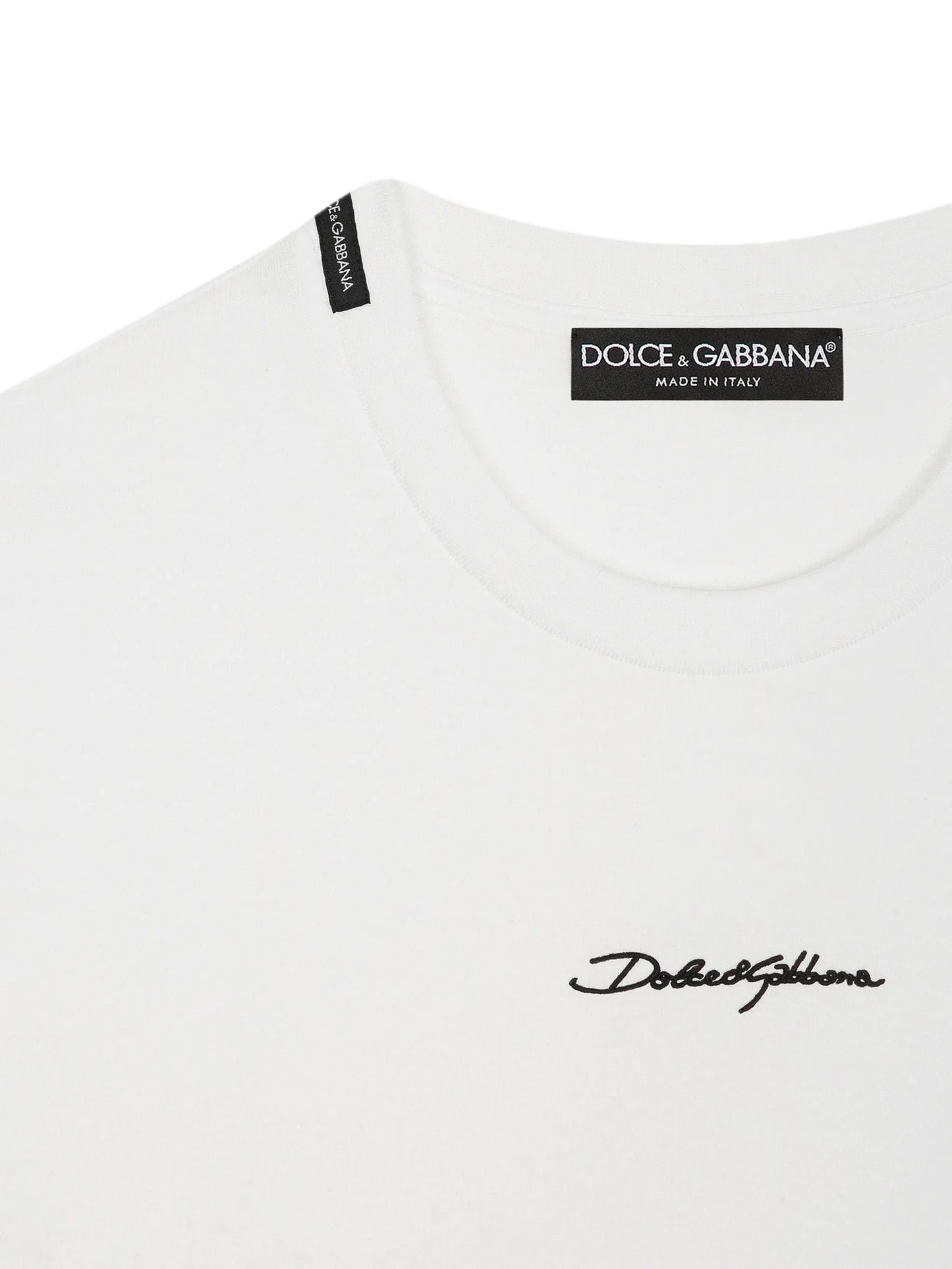 logo-patch cotton T-shirt
