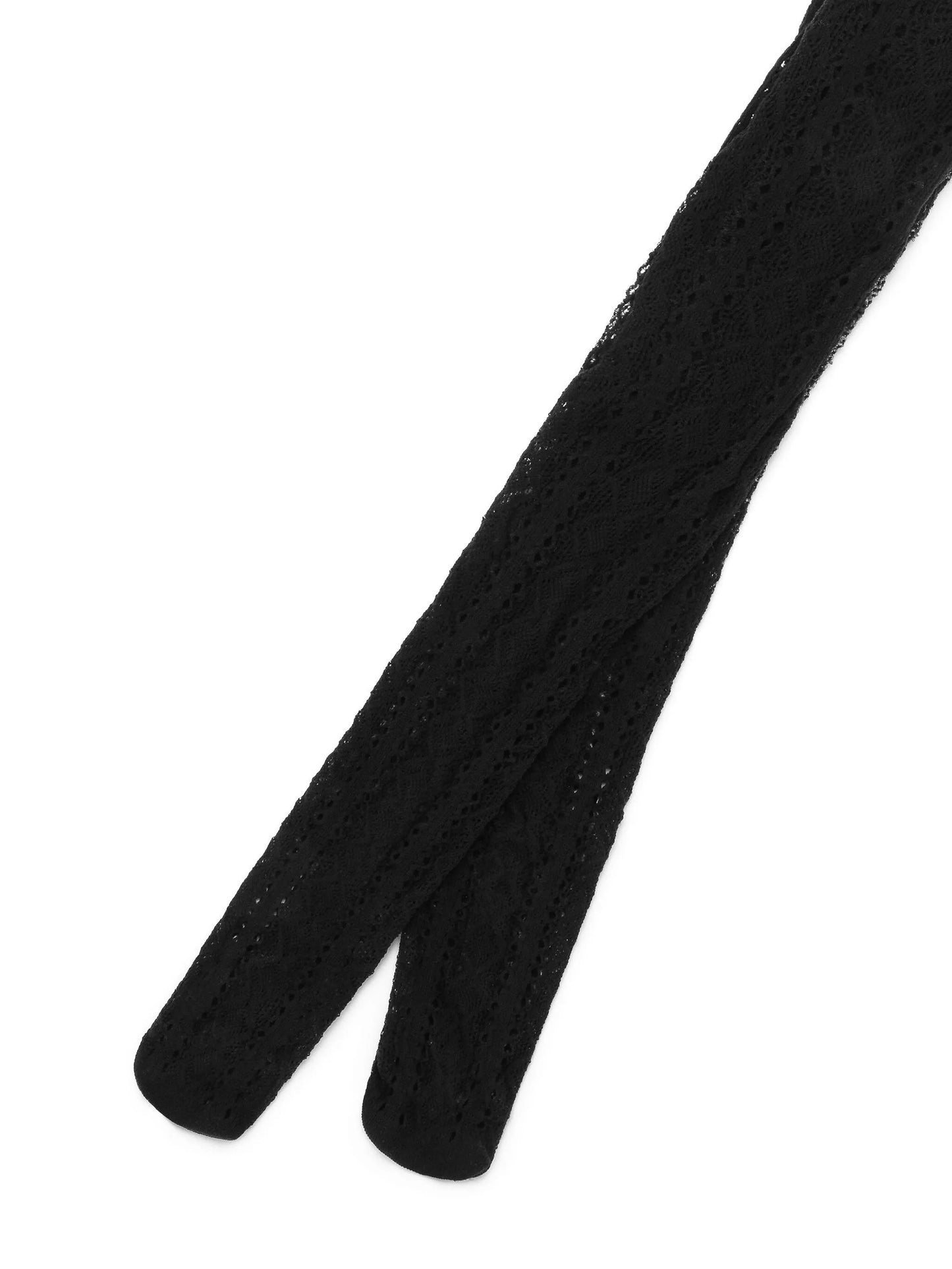 branded-elastic cut-out tights