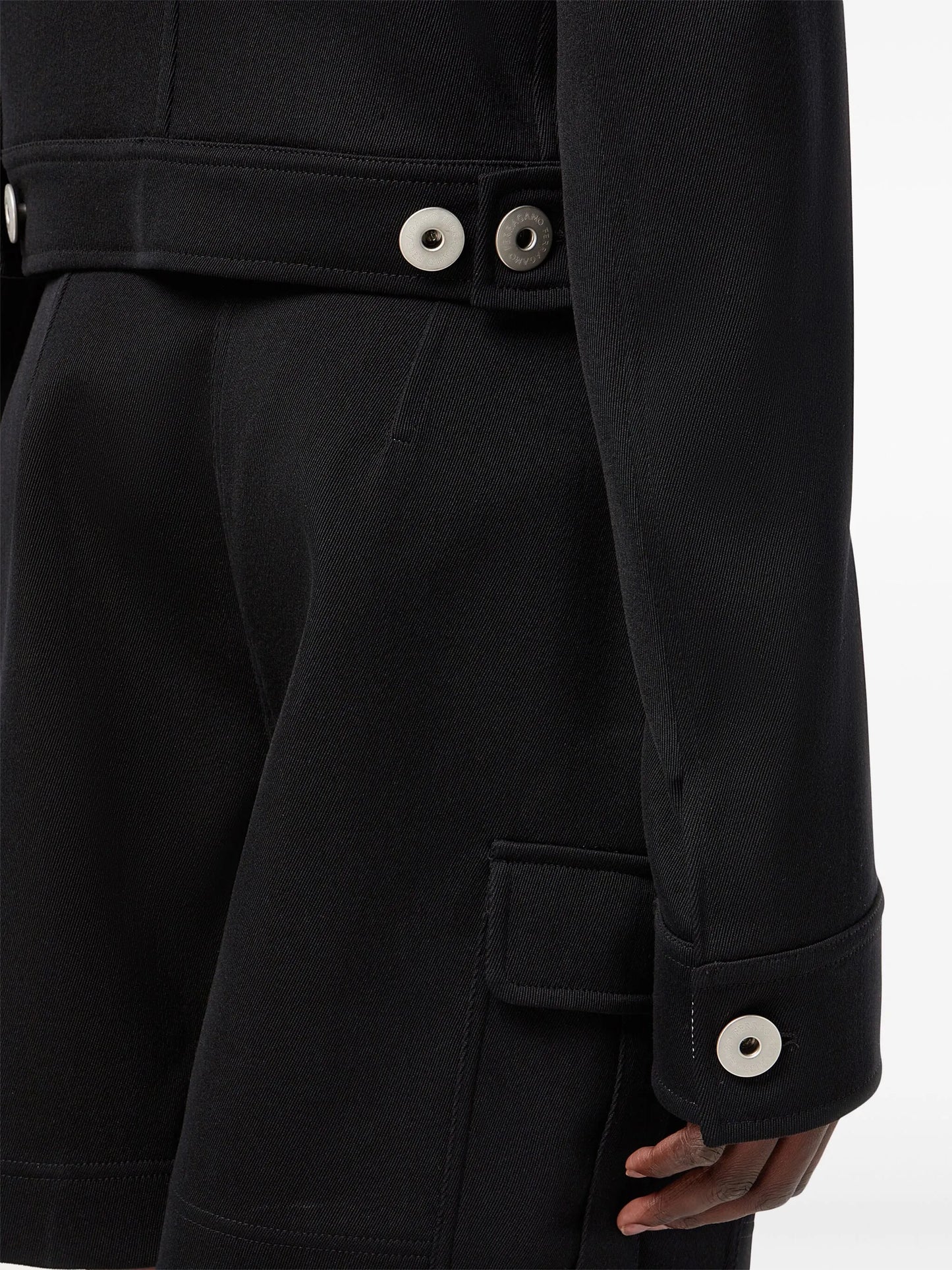 trucker style wool jacket