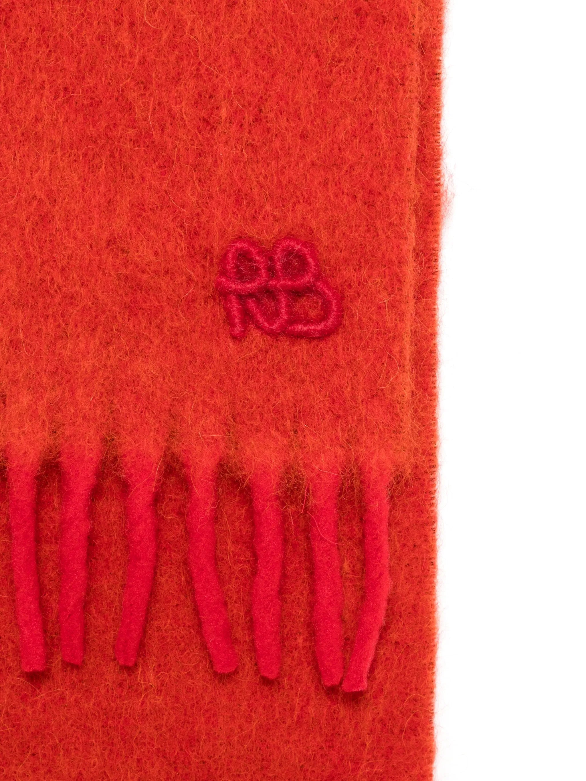 logo-appliqué scarf