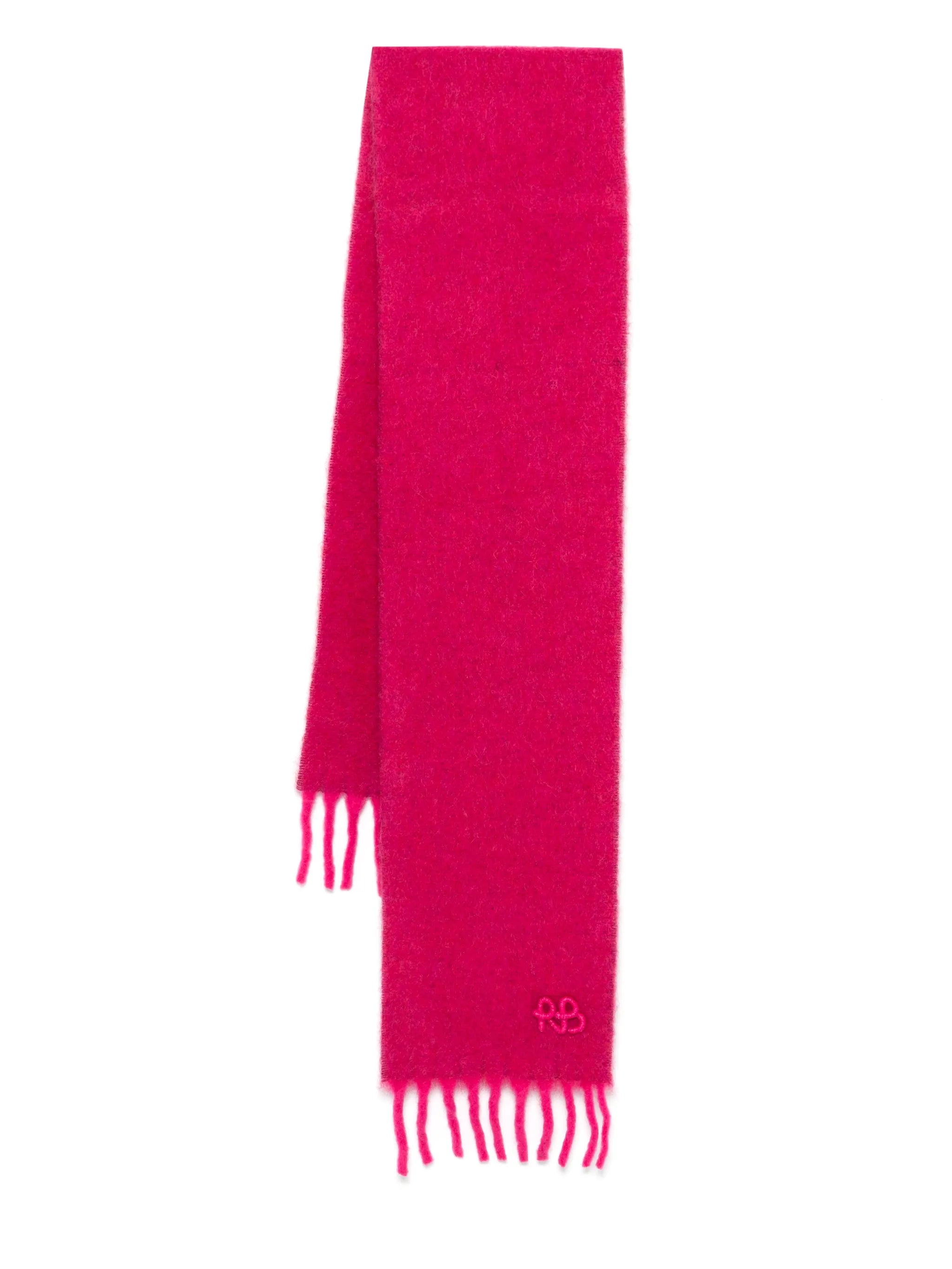 logo-appliqué scarf