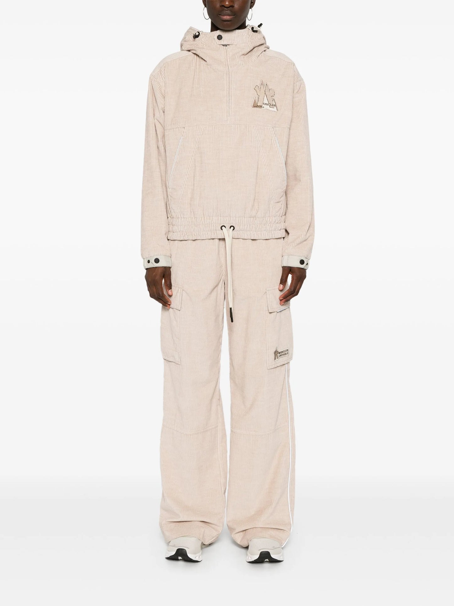 logo-patch hoodie