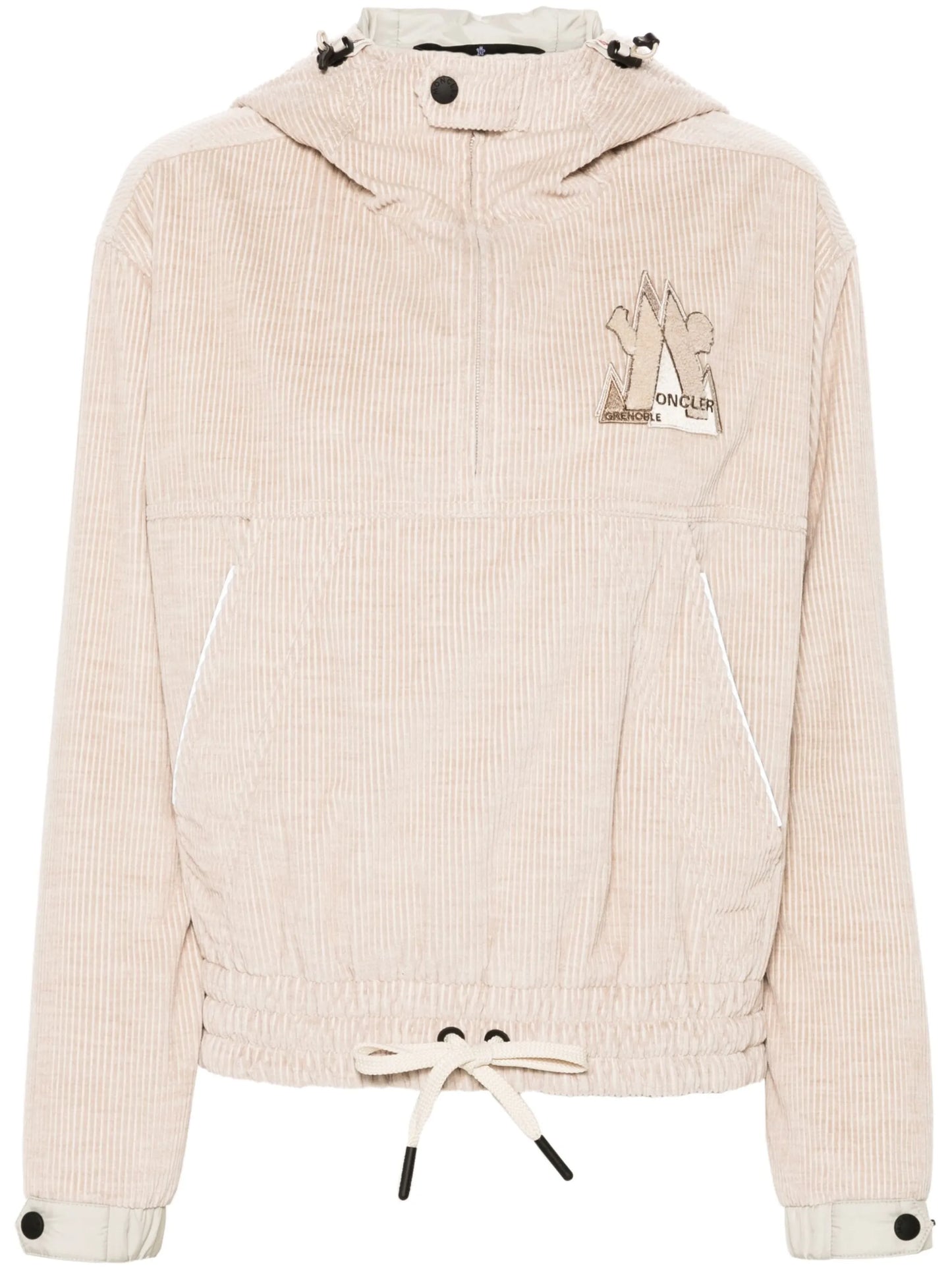 logo-patch hoodie