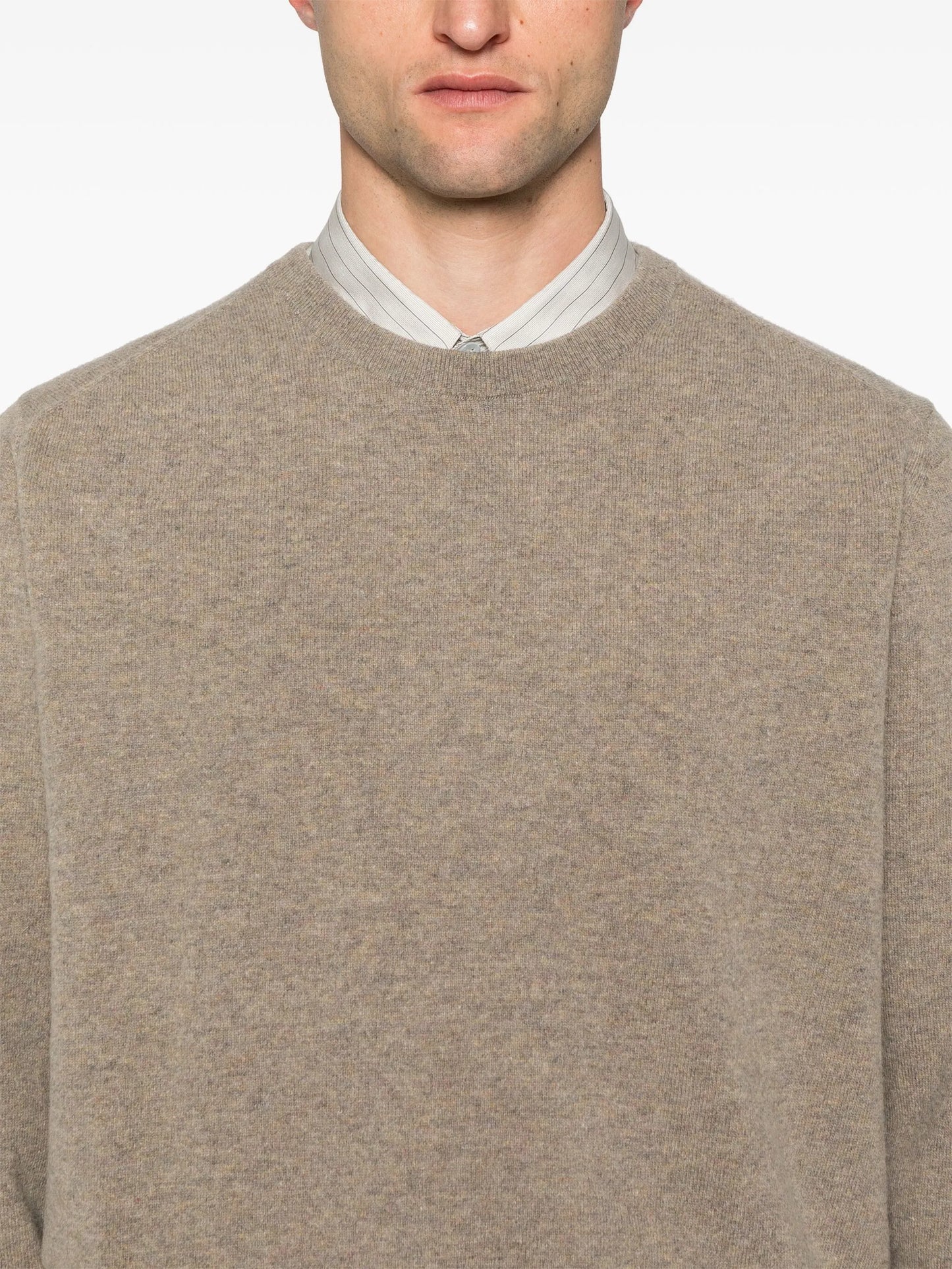 mélange-effect jumper