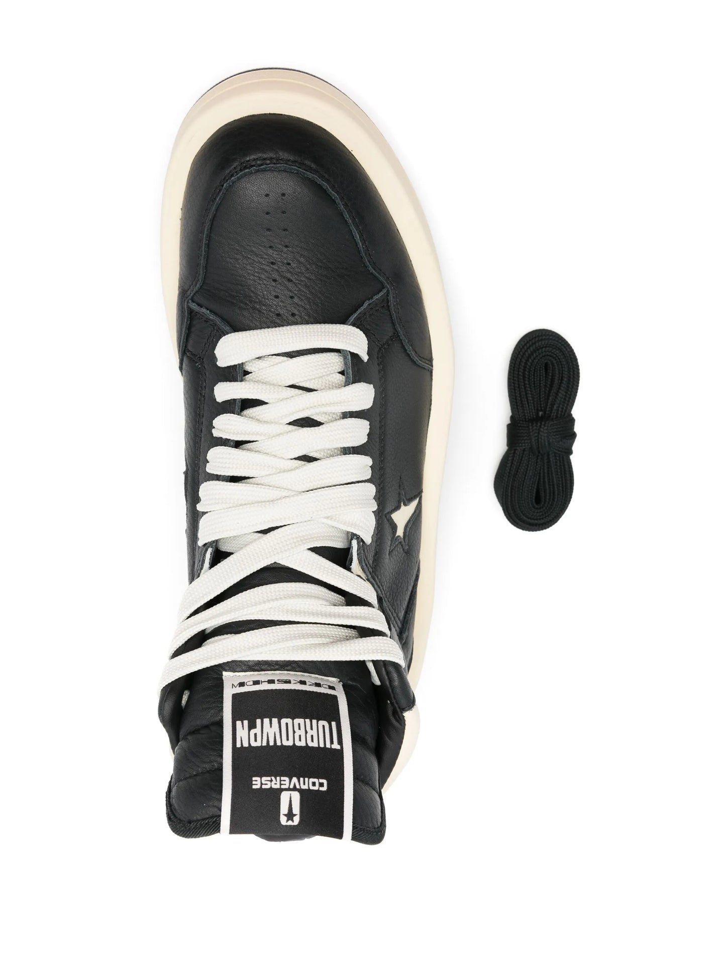 x DRKSHDW Turbowpn leather sneakers