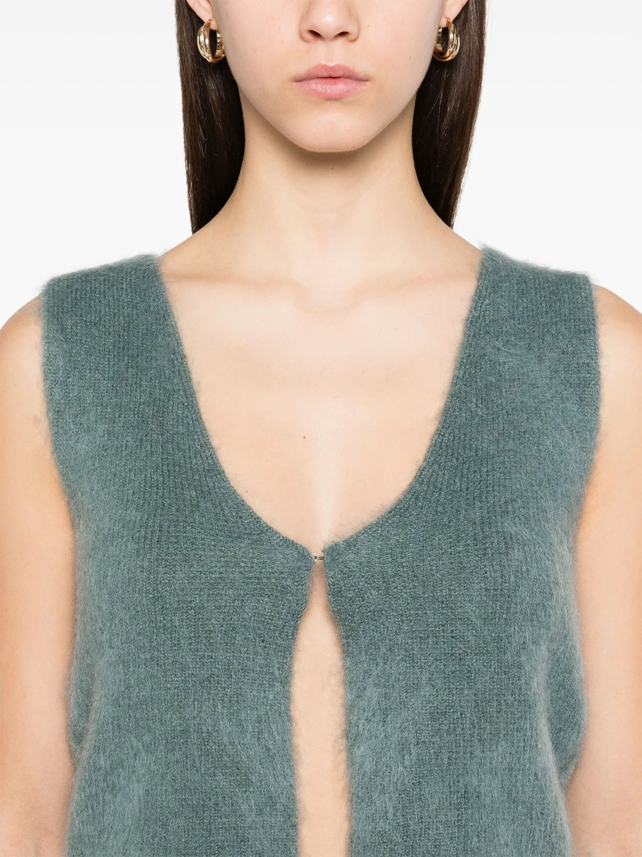 brushed vest