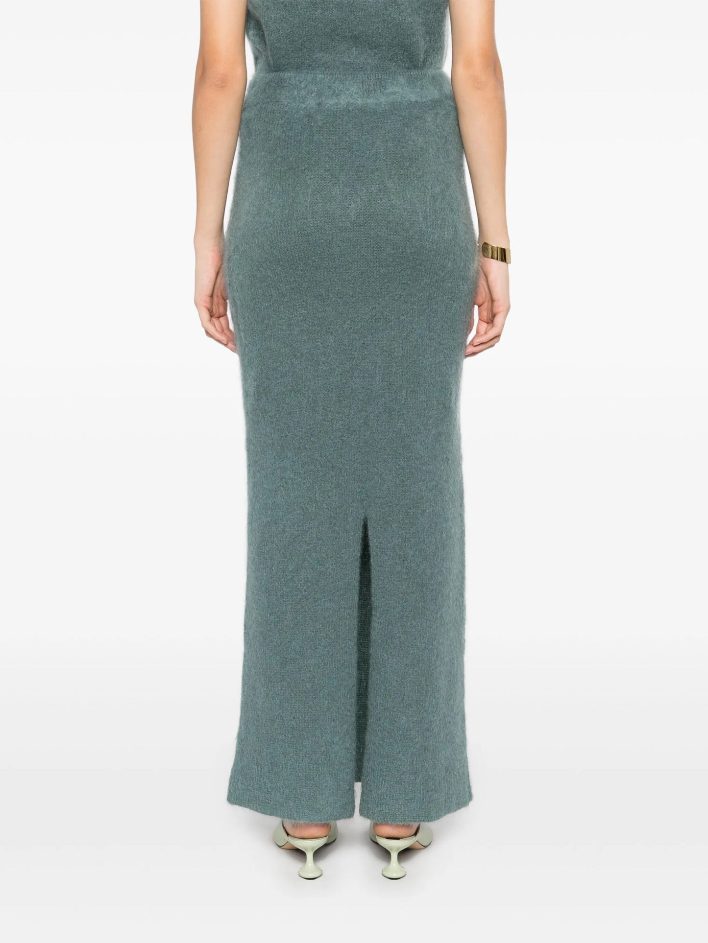 brushed maxi skirt